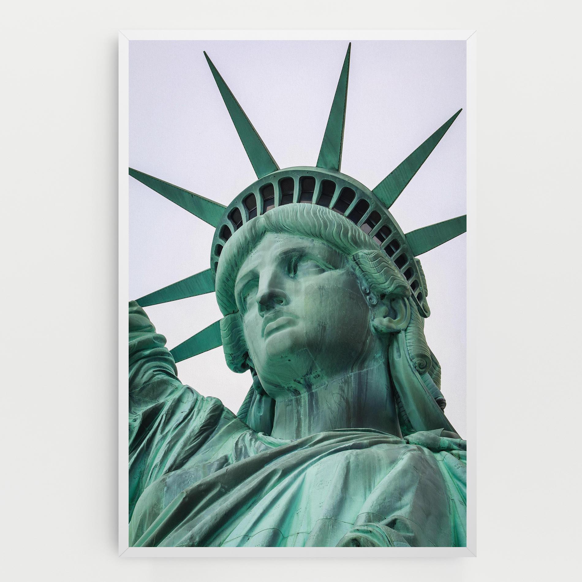 Vászonkép Statue Of Liberty Head mockup 0