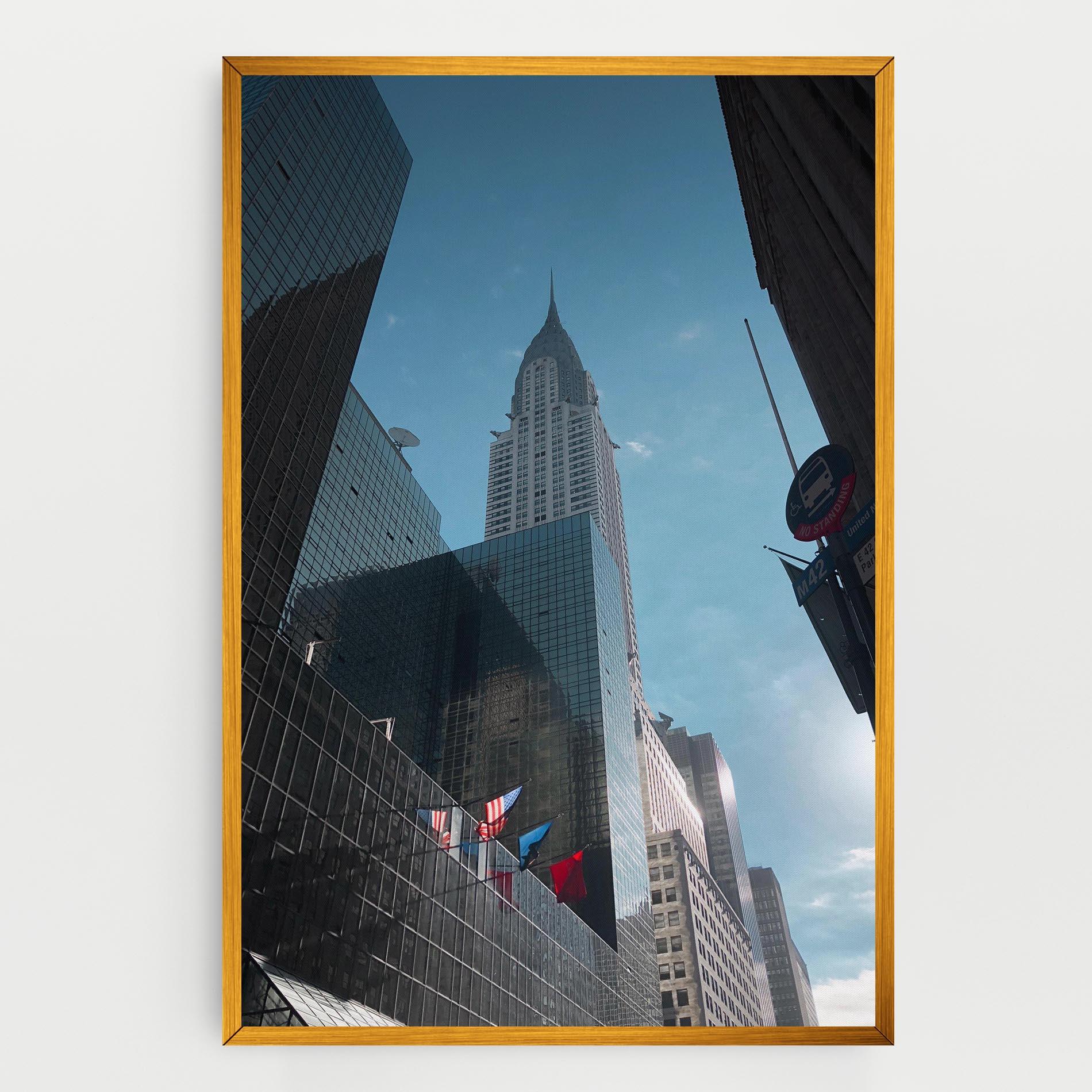 Vászonkép Big Glass Tower mockup 0