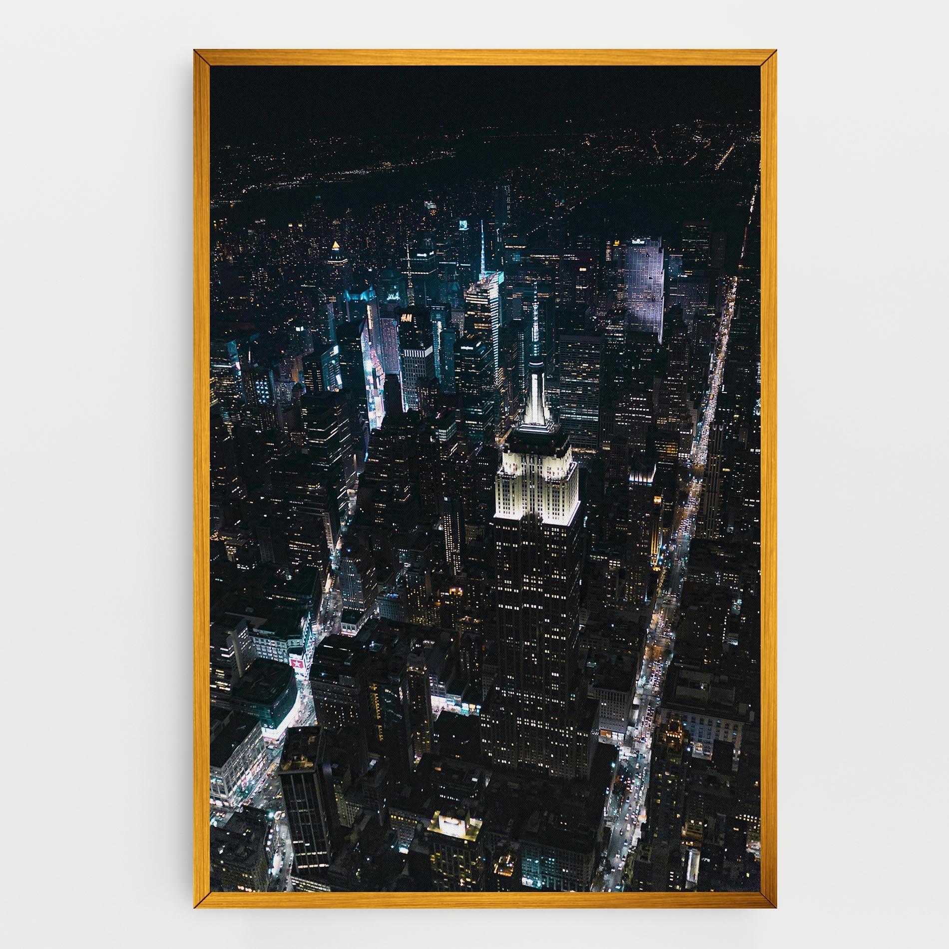Vászonkép Night Landscape mockup 0