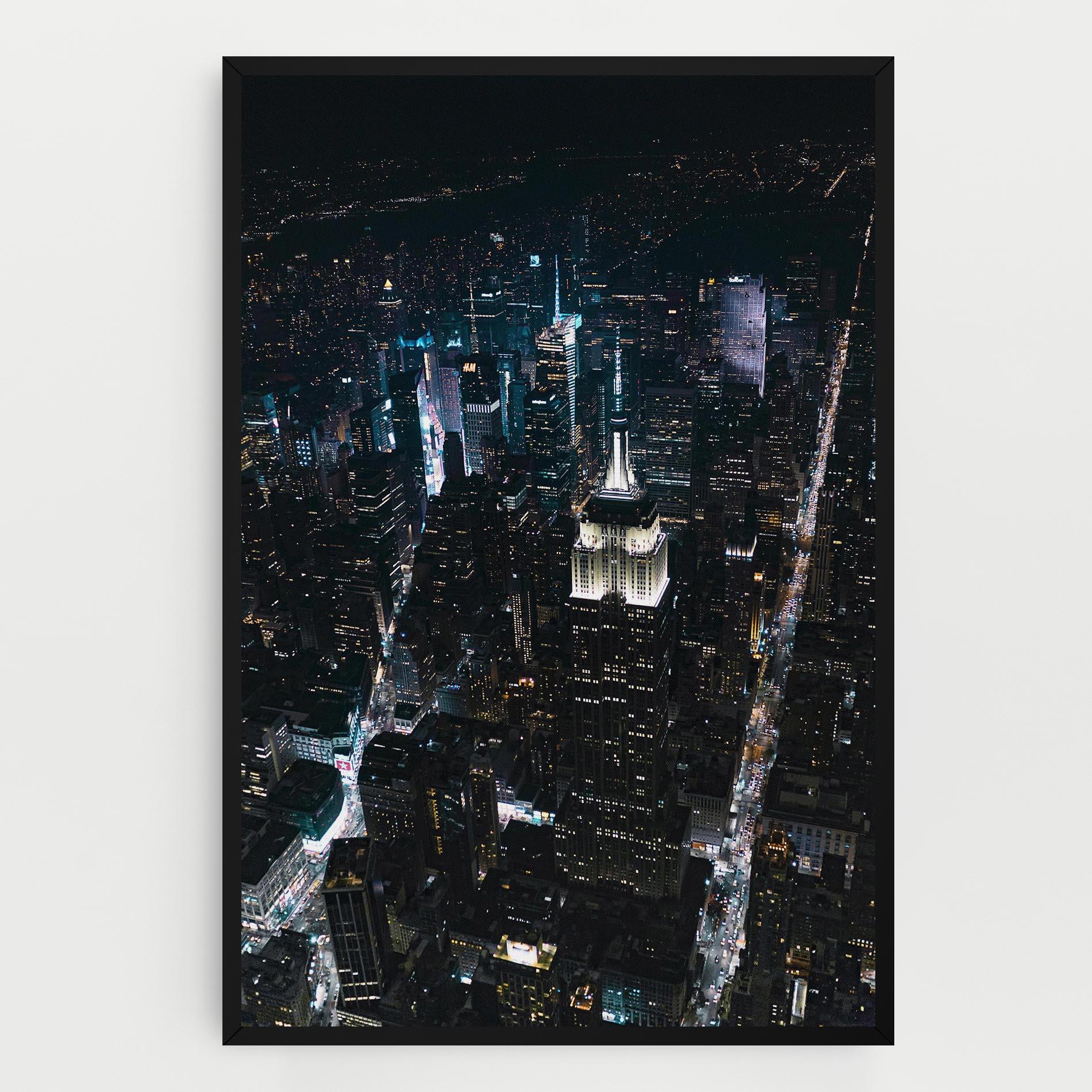 Vászonkép Night Landscape mockup 0