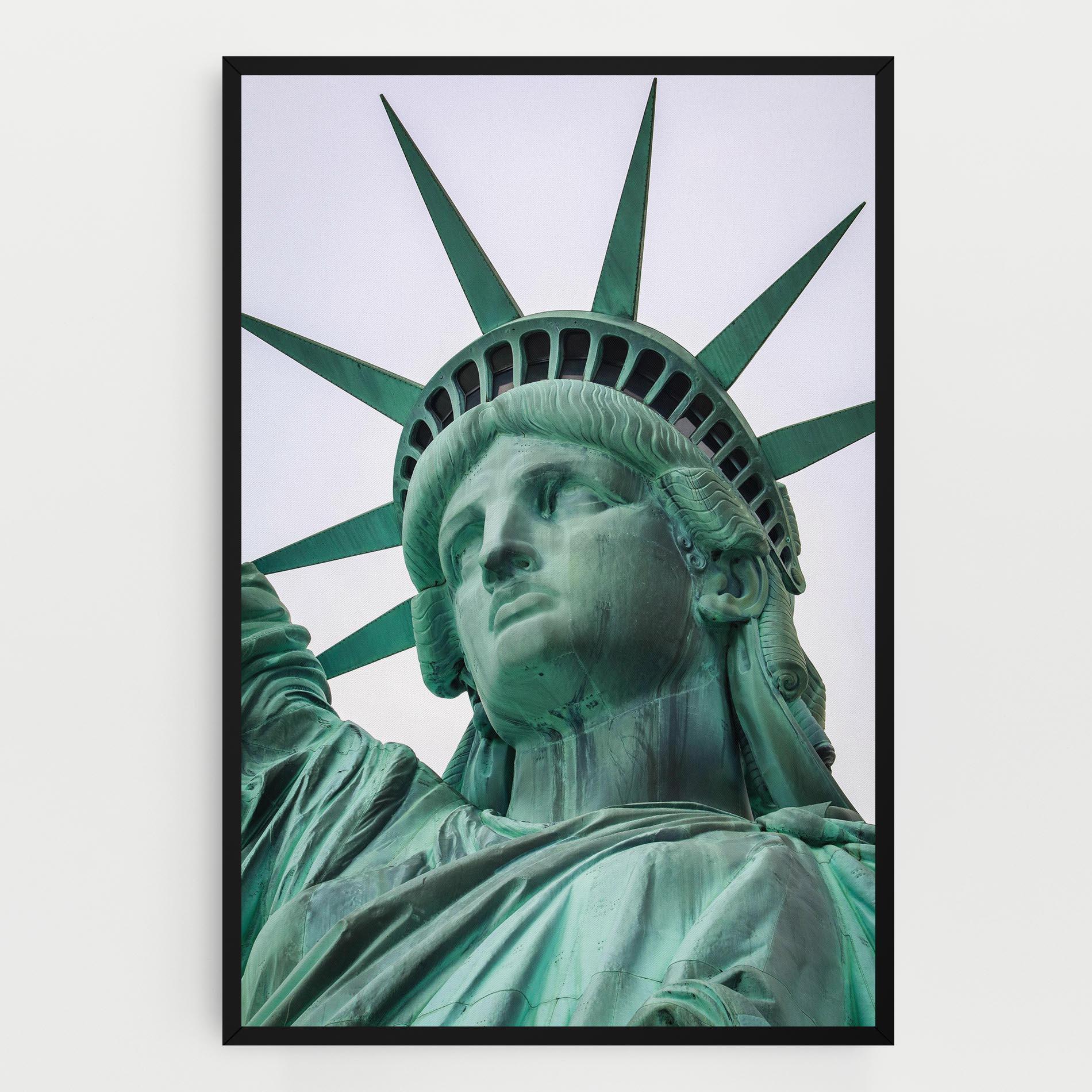 Vászonkép Statue Of Liberty Head mockup 0