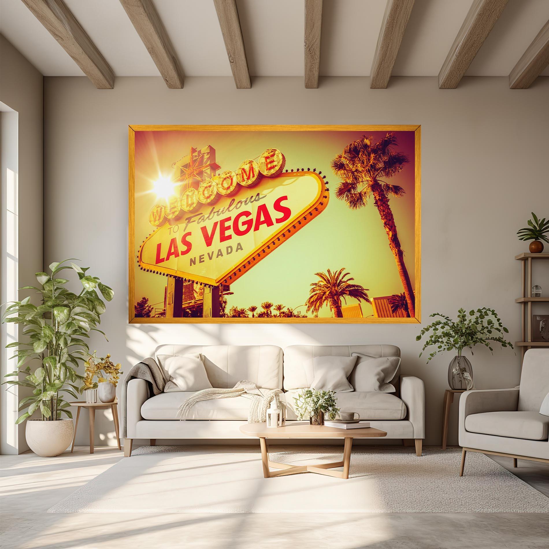 Vászonkép Las Vegas Nevada mockup 6