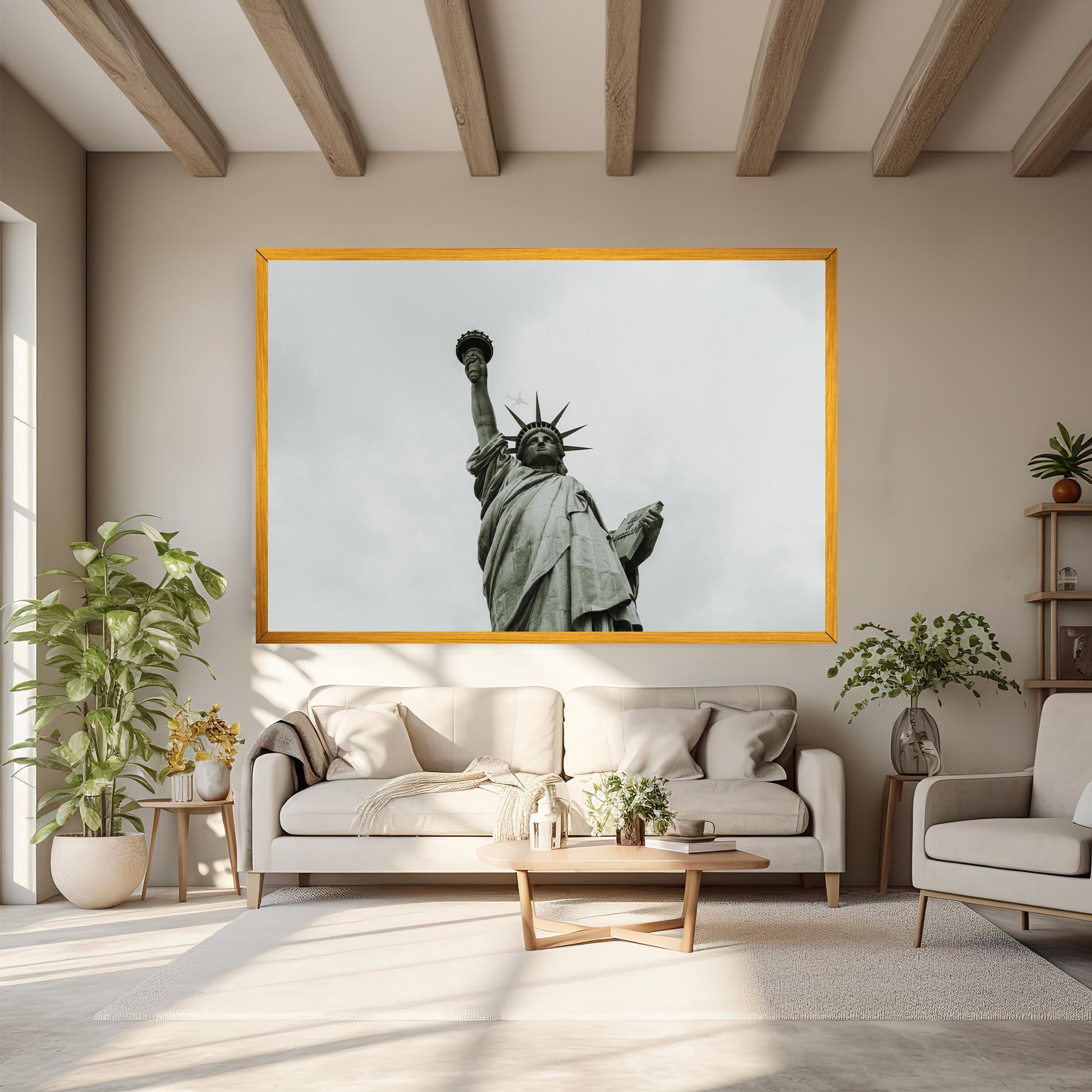 Vászonkép Liberty Statue Day mockup 6