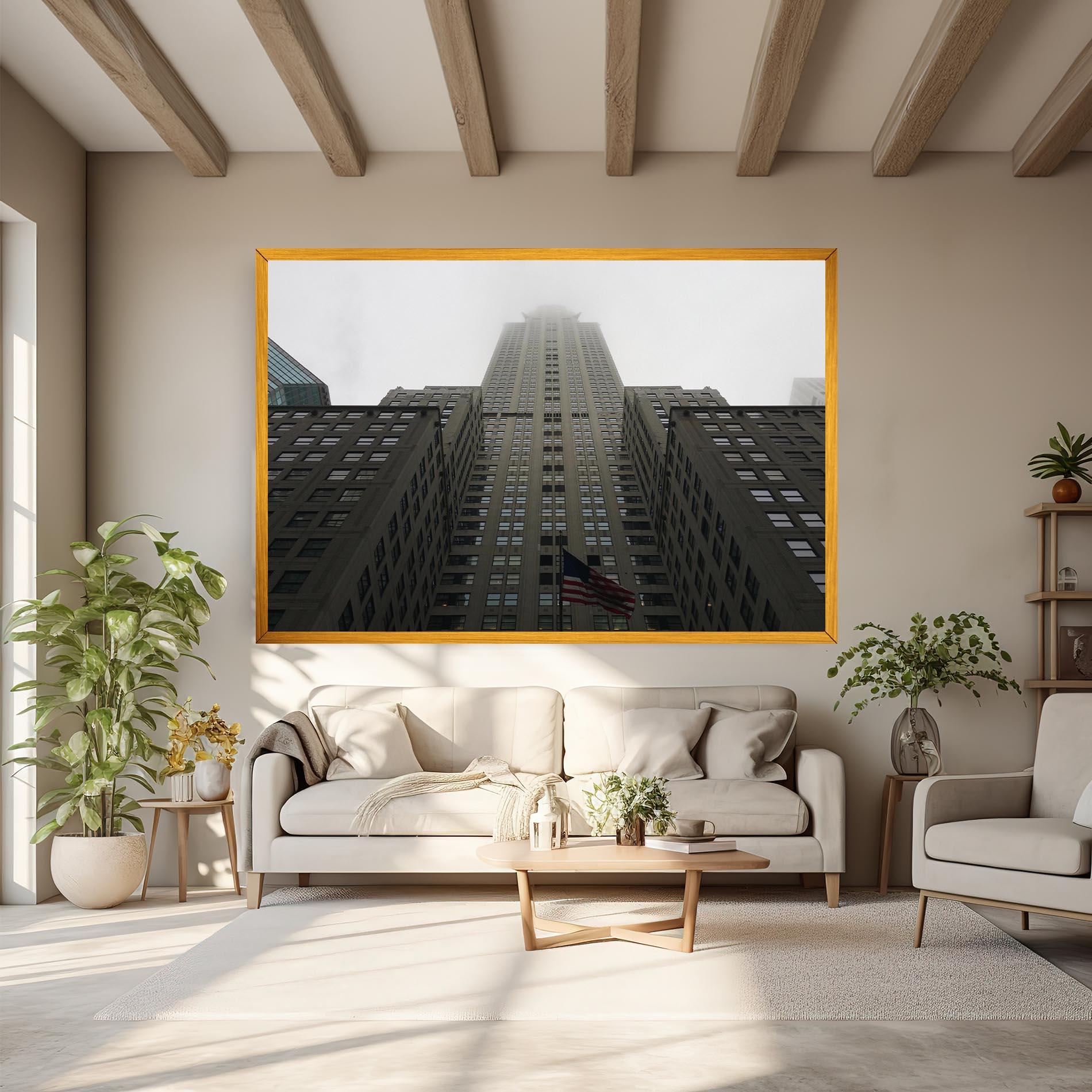 Vászonkép New York City Skyscraper mockup 6