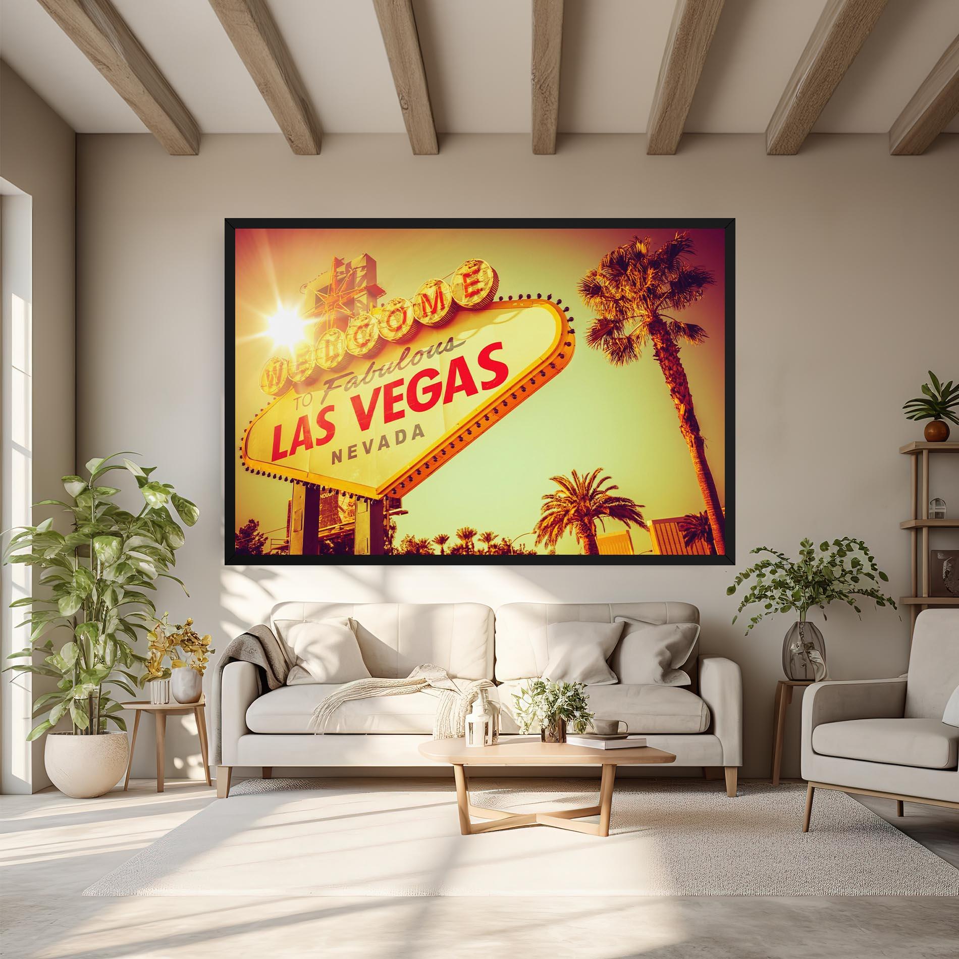 Vászonkép Las Vegas Nevada mockup 6