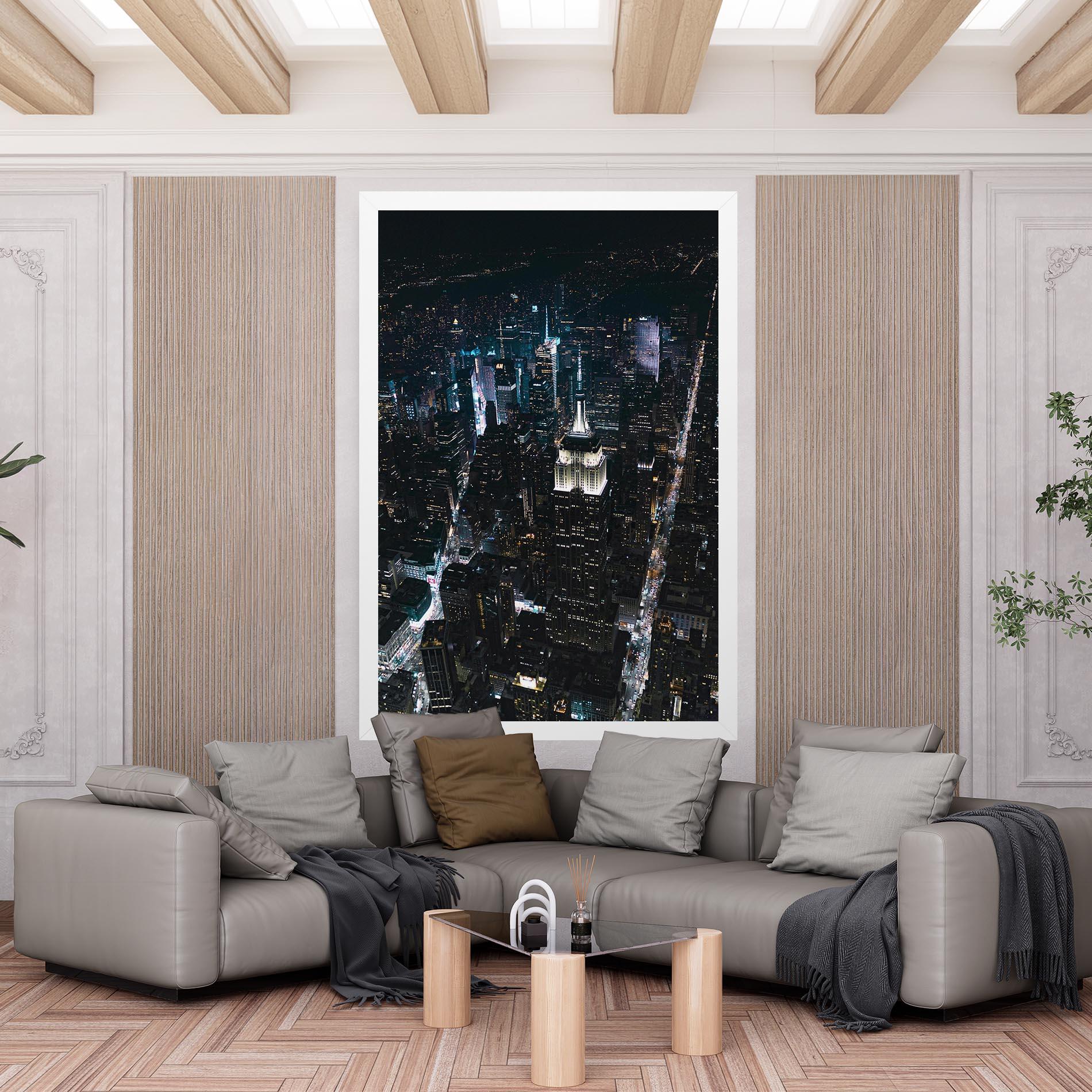 Vászonkép Night Landscape mockup 6