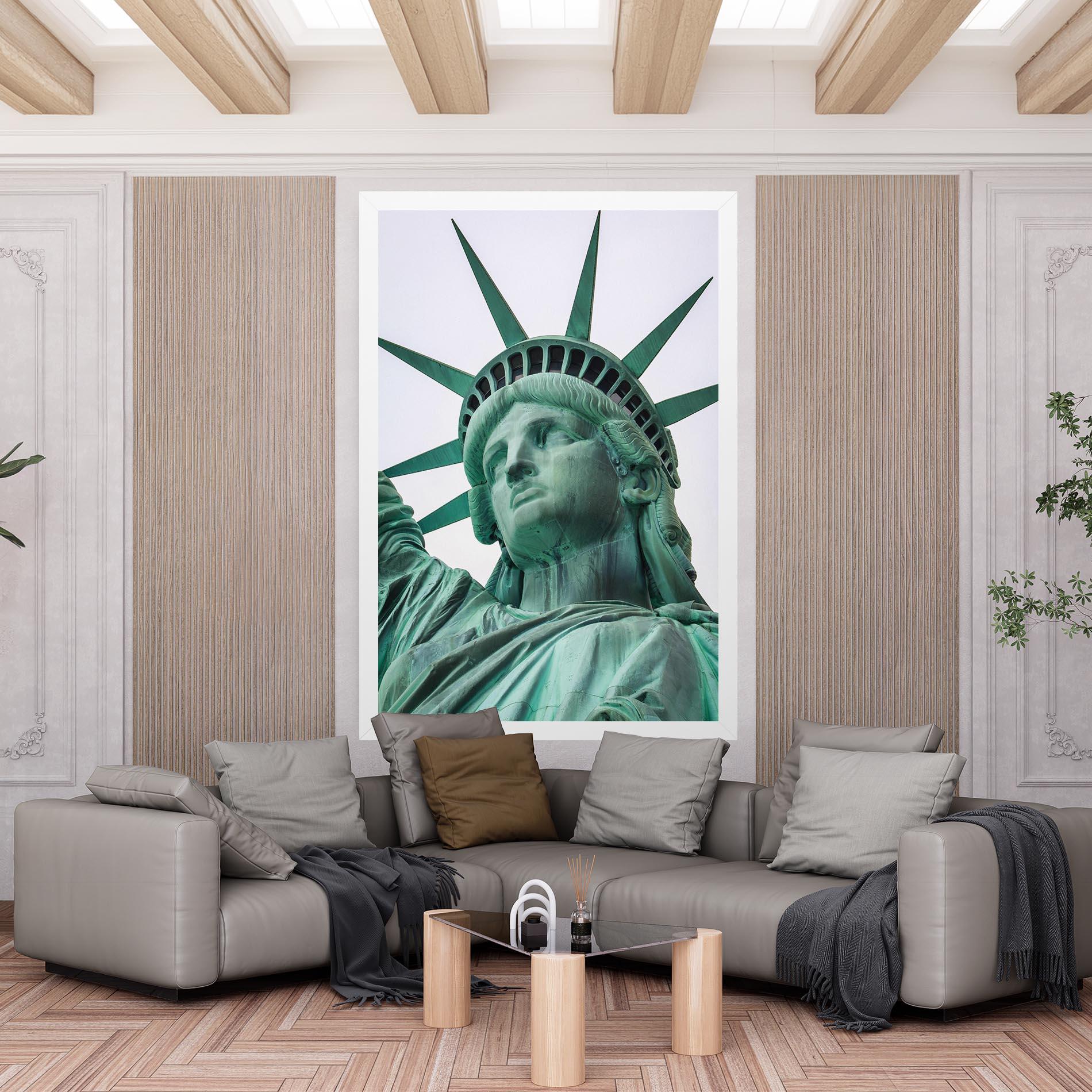 Vászonkép Statue Of Liberty Head mockup 6