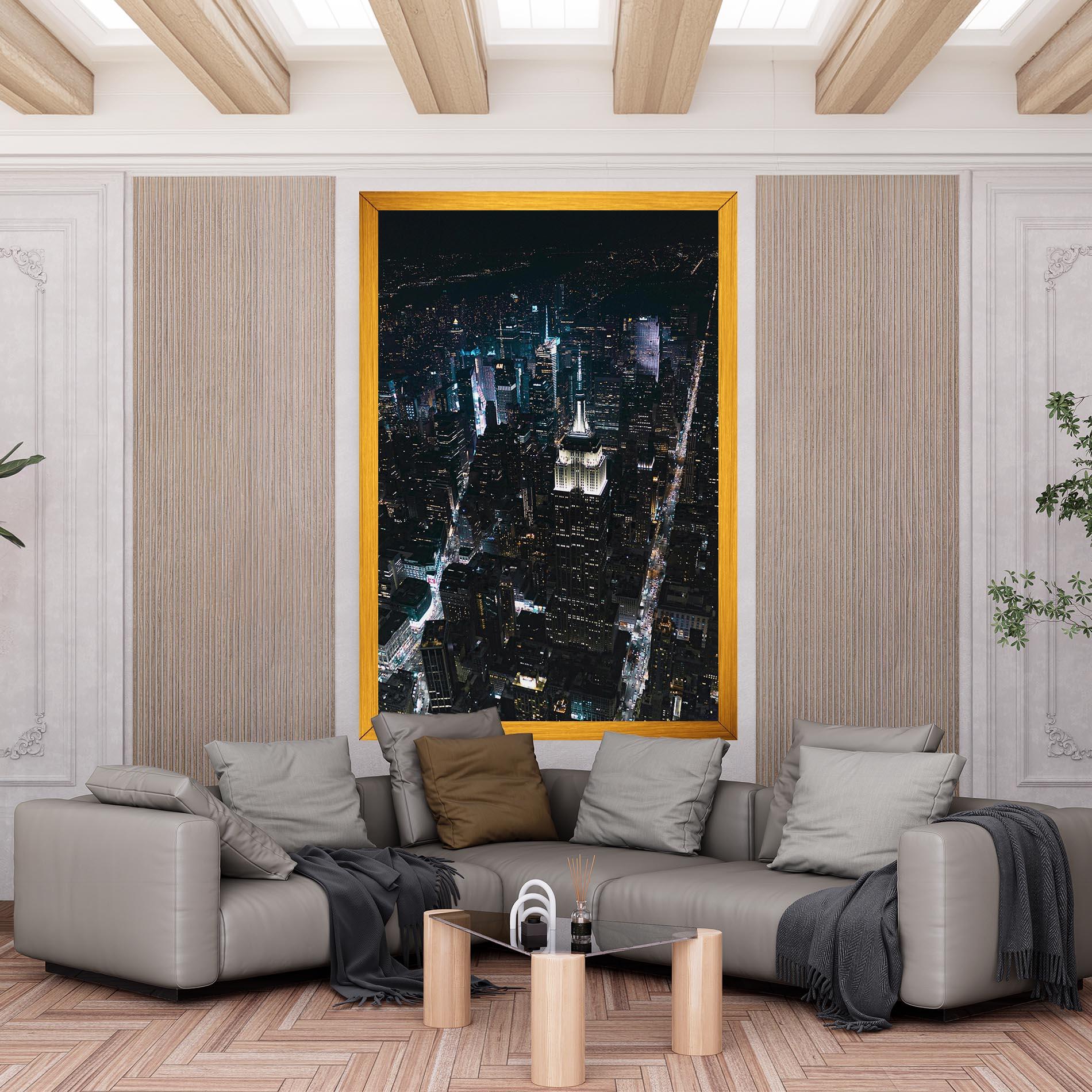 Vászonkép Night Landscape mockup 6