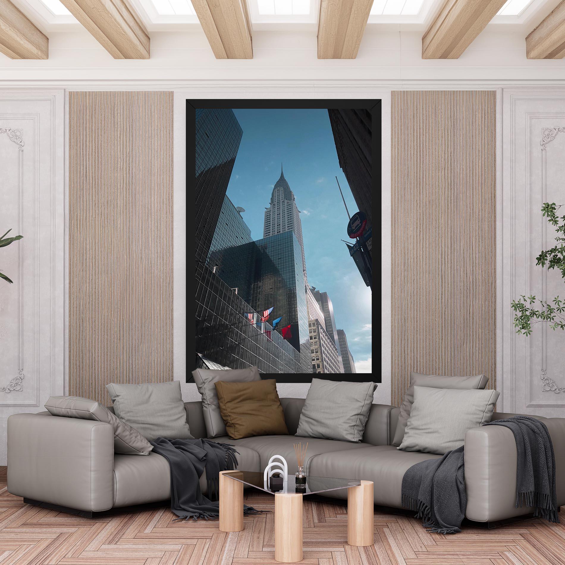 Vászonkép Big Glass Tower mockup 6