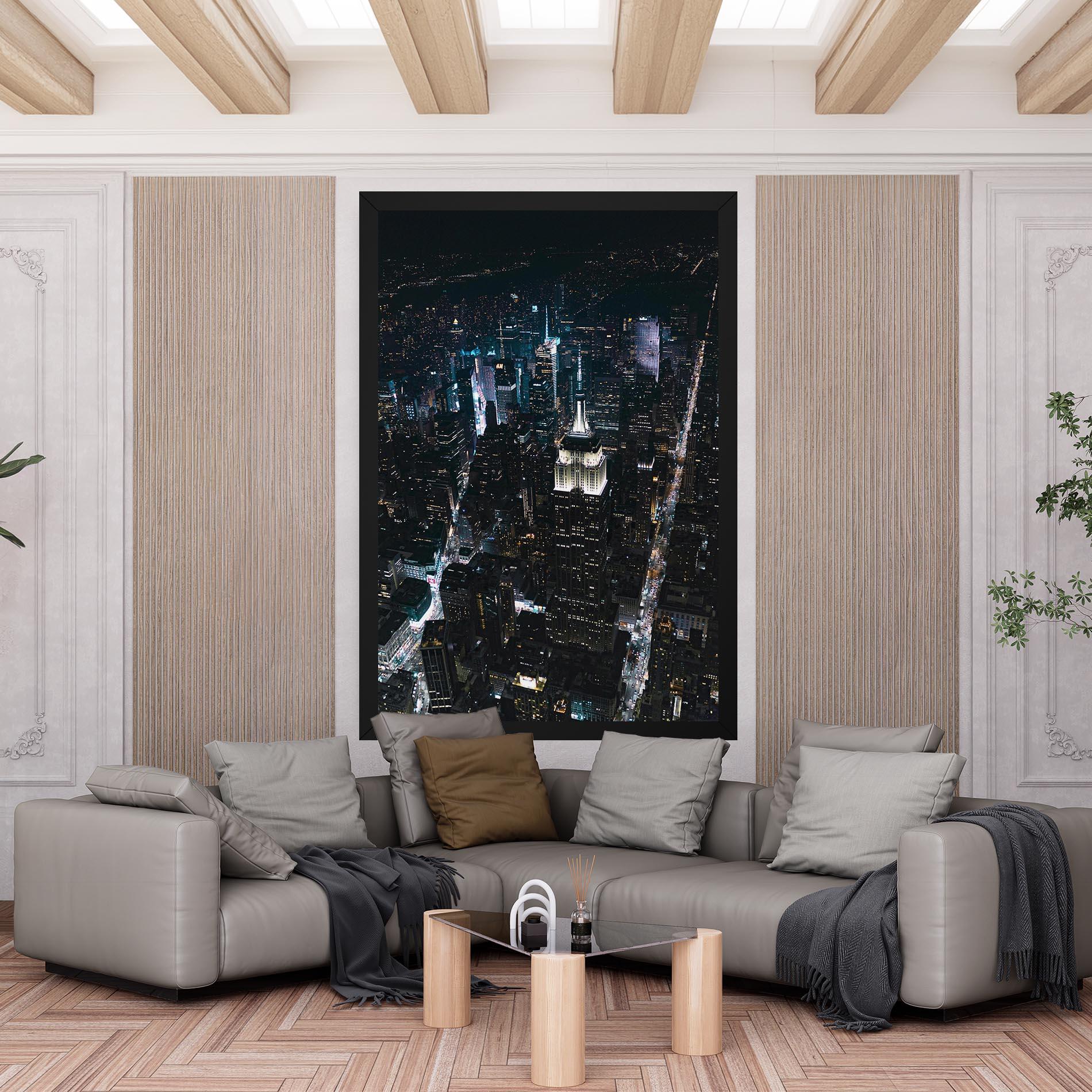 Vászonkép Night Landscape mockup 6