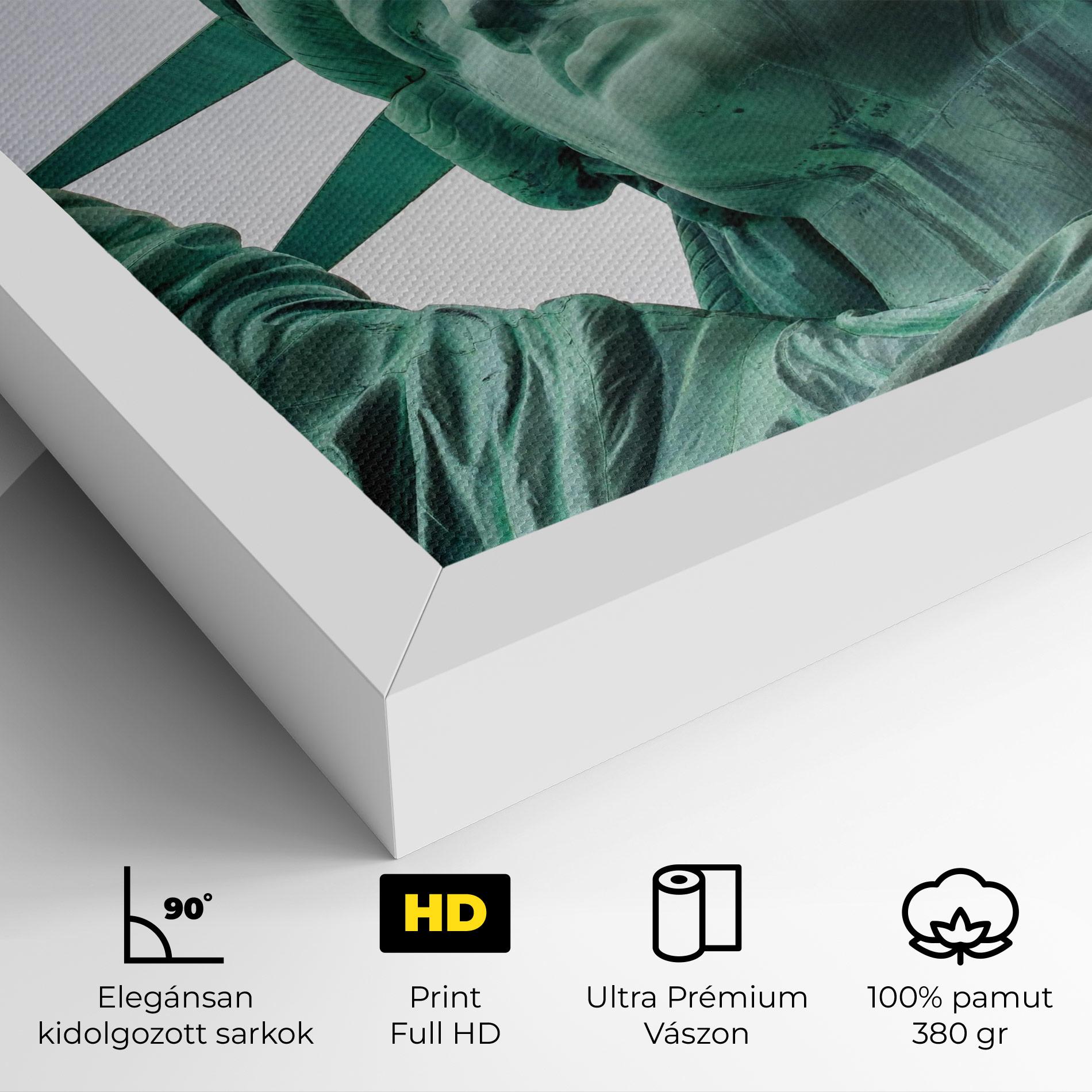 Vászonkép Statue Of Liberty Head mockup 4