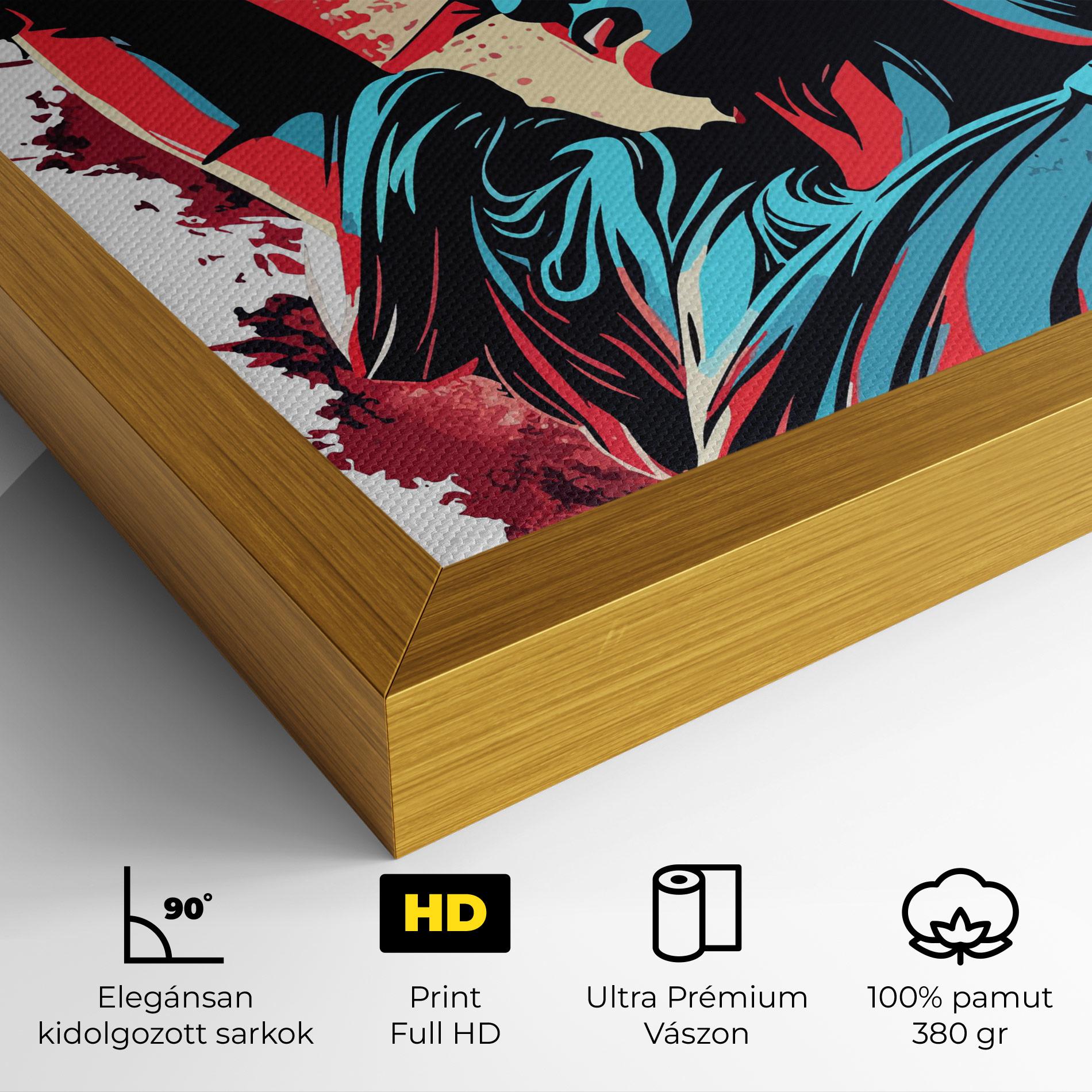 Vászonkép Liberty Statue Art mockup 4