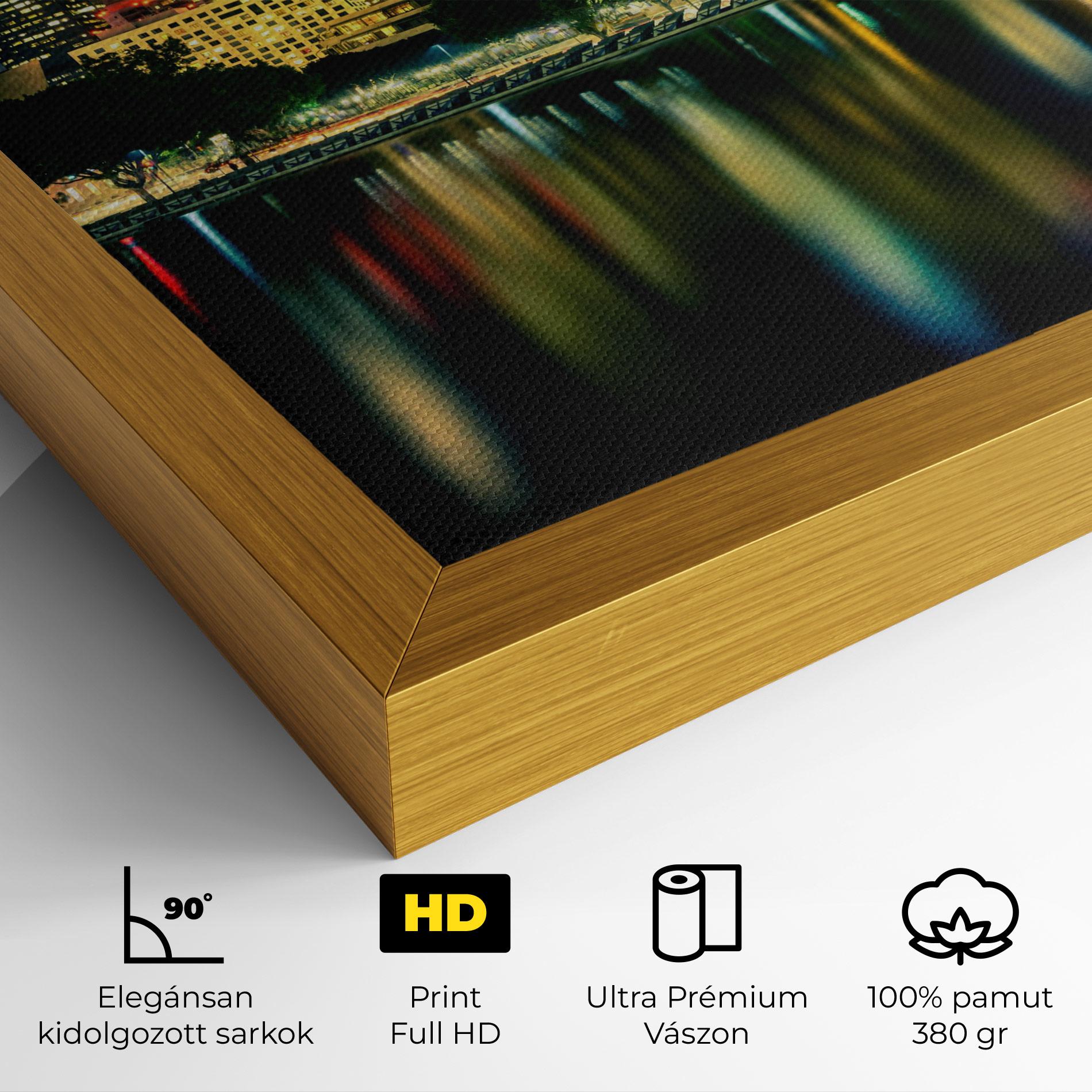 Vászonkép Los Angeles Night mockup 4