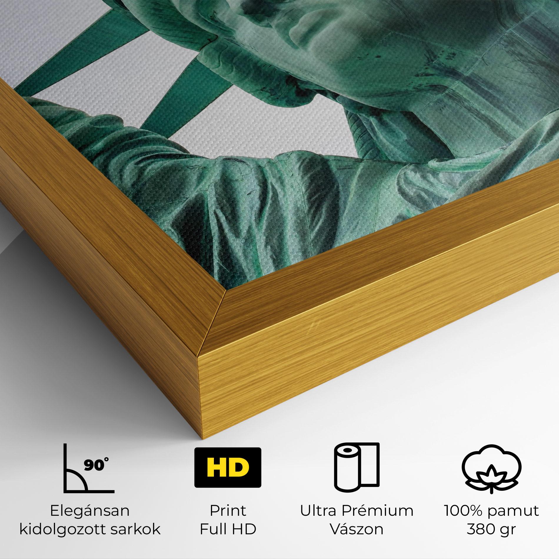 Vászonkép Statue Of Liberty Head mockup 4