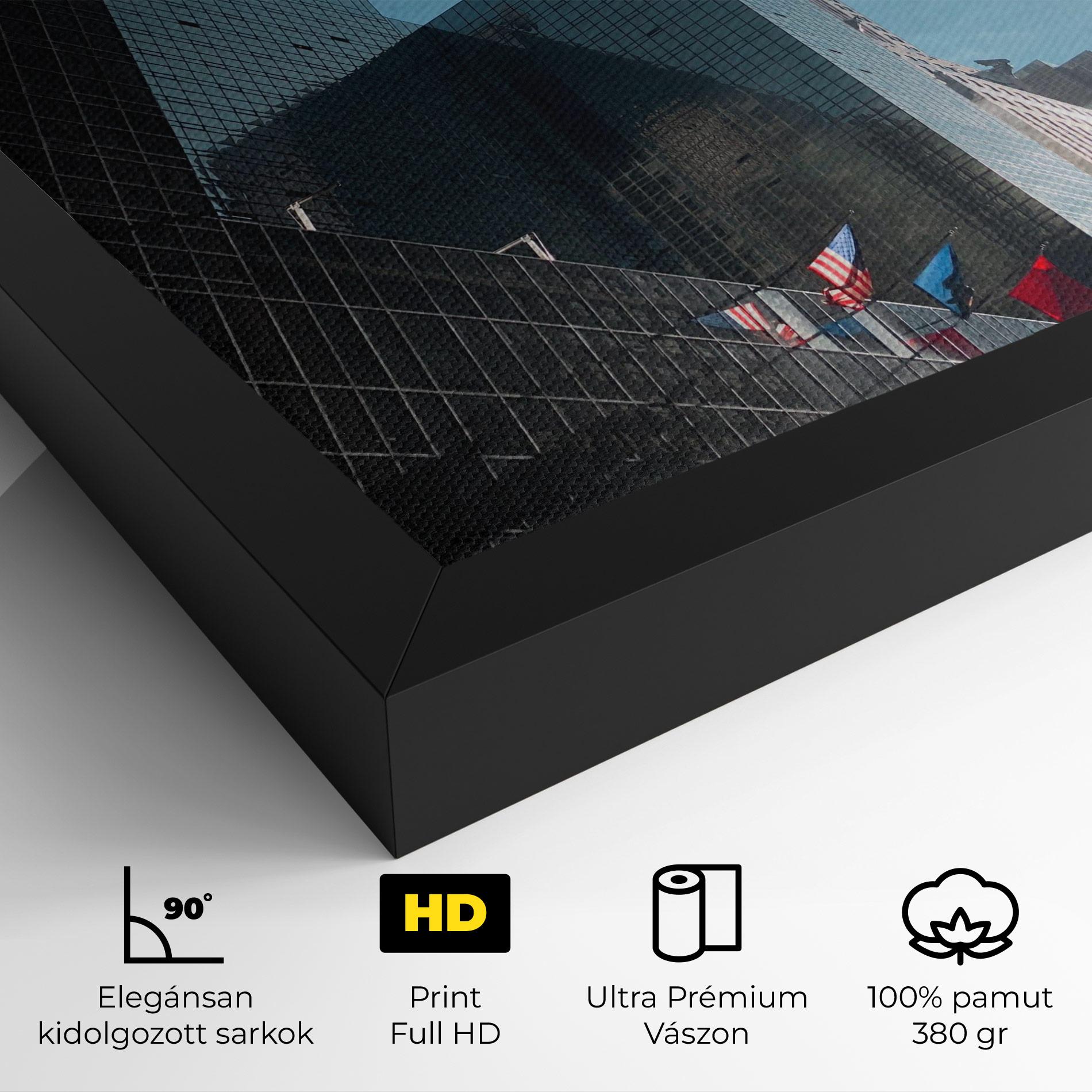 Vászonkép Big Glass Tower mockup 4