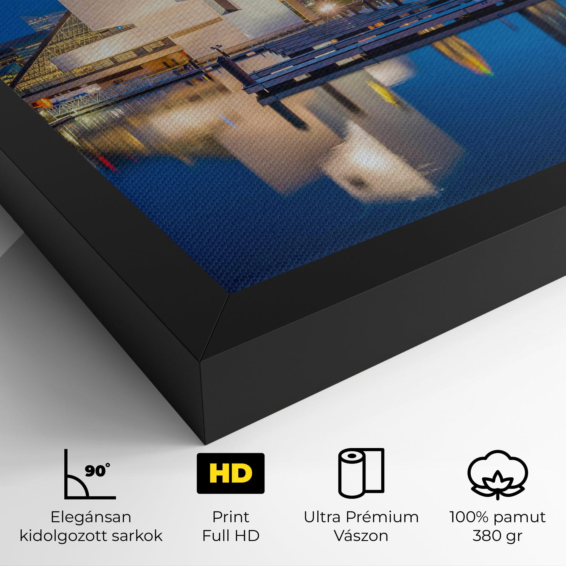 Vászonkép Lakefront Ohio Usa mockup 4