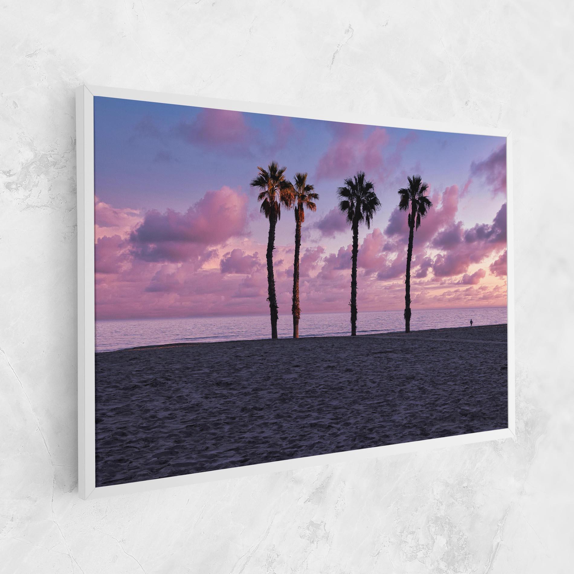 Vászonkép Palm Trees Beach mockup 1