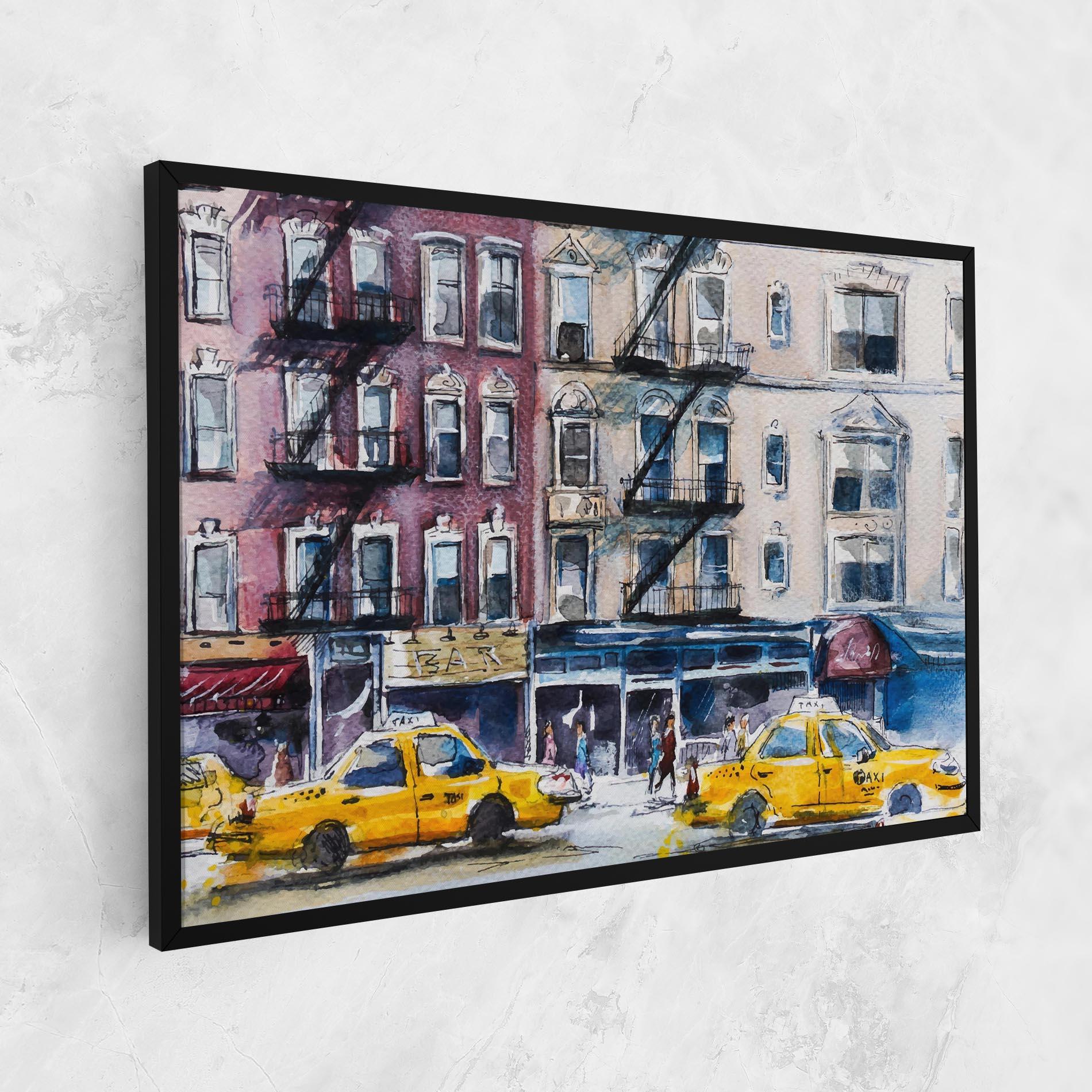 Vászonkép Newyork Taxi mockup 1