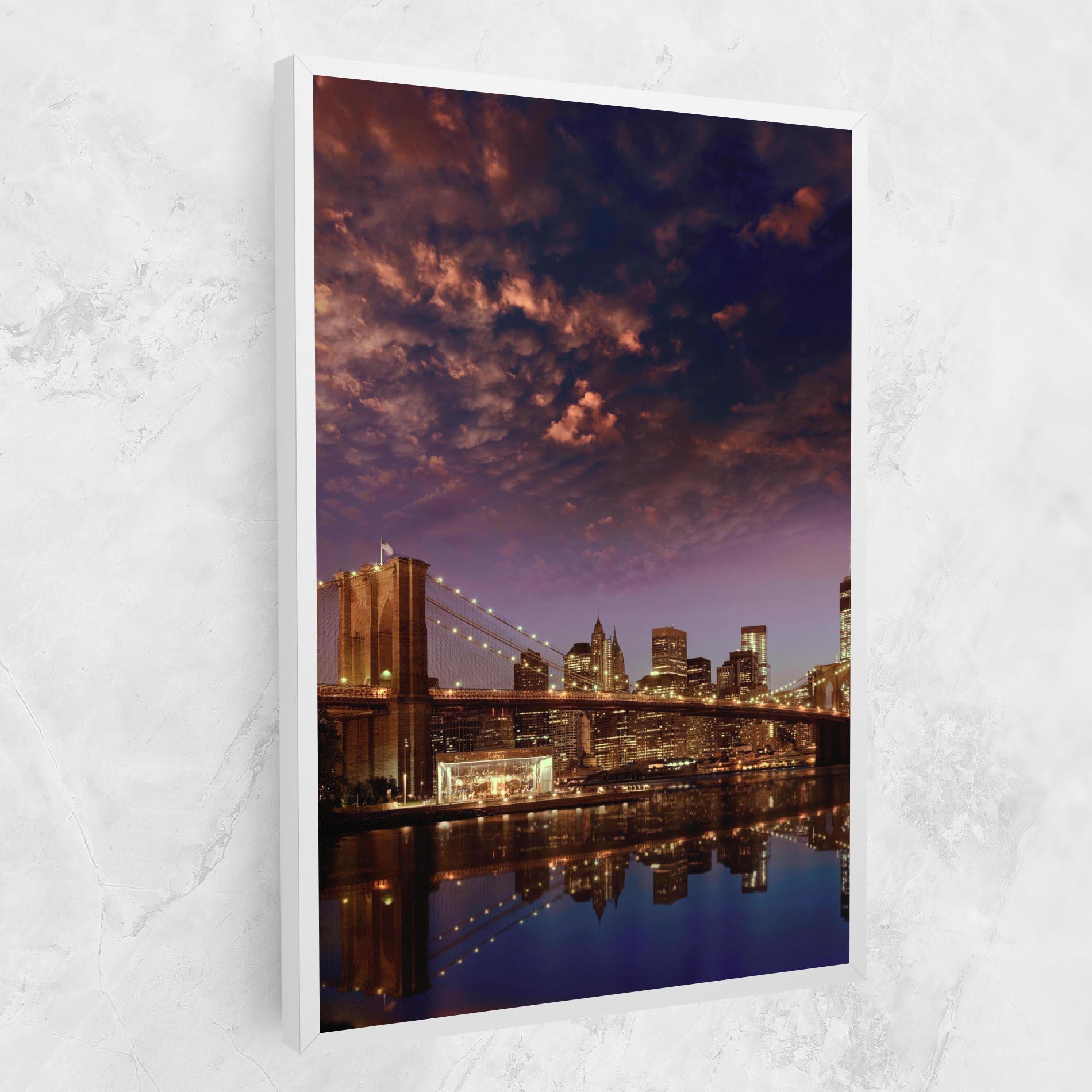 Vászonkép Sunset New York mockup 1