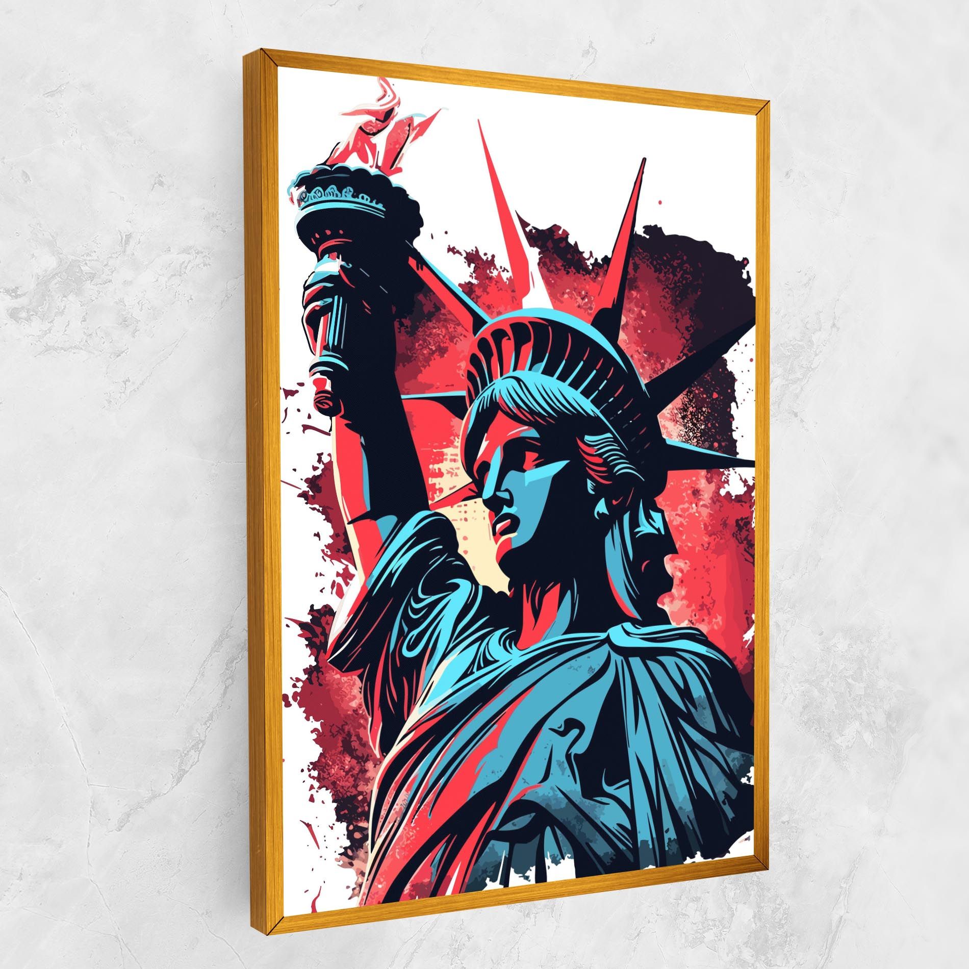 Liberty Statue Art mockup 1