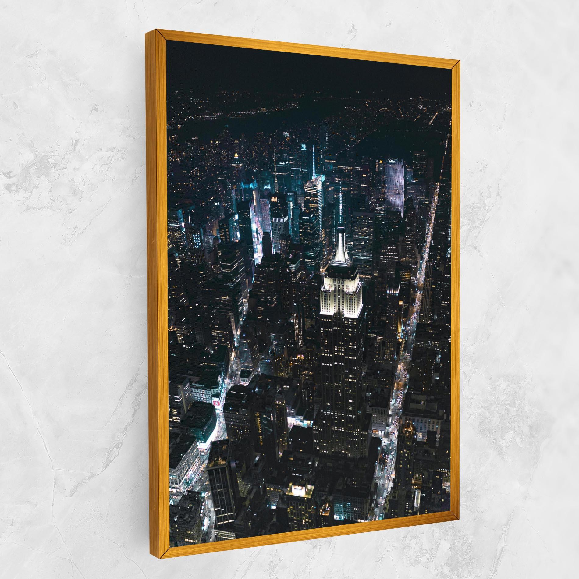 Vászonkép Night Landscape mockup 1