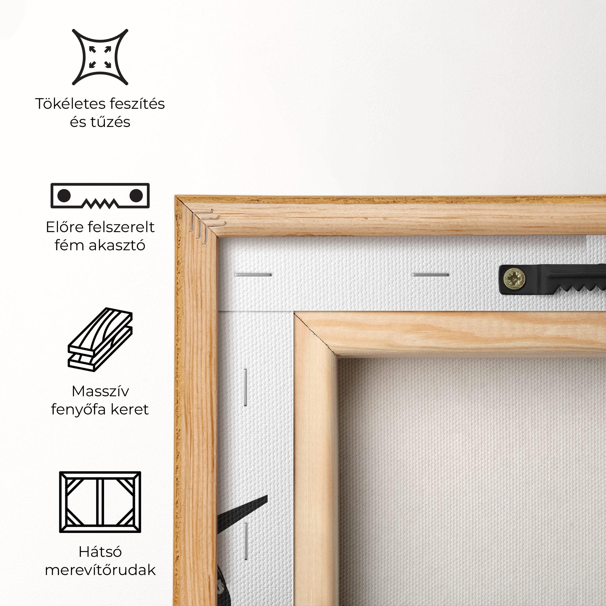 Vászonkép Liberty Statue Head mockup 5