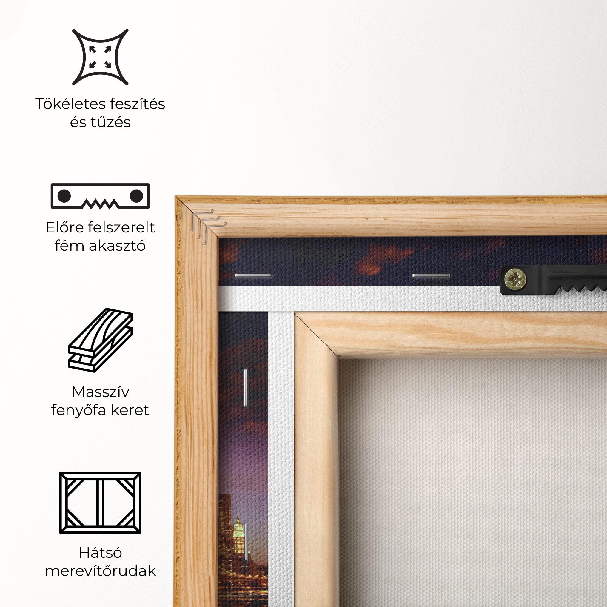 Vászonkép Sunset New York mockup 5