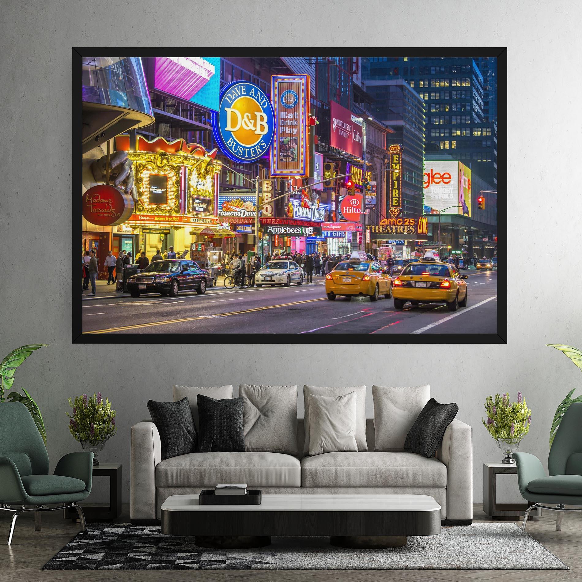 Vászonkép New York Lights mockup 7