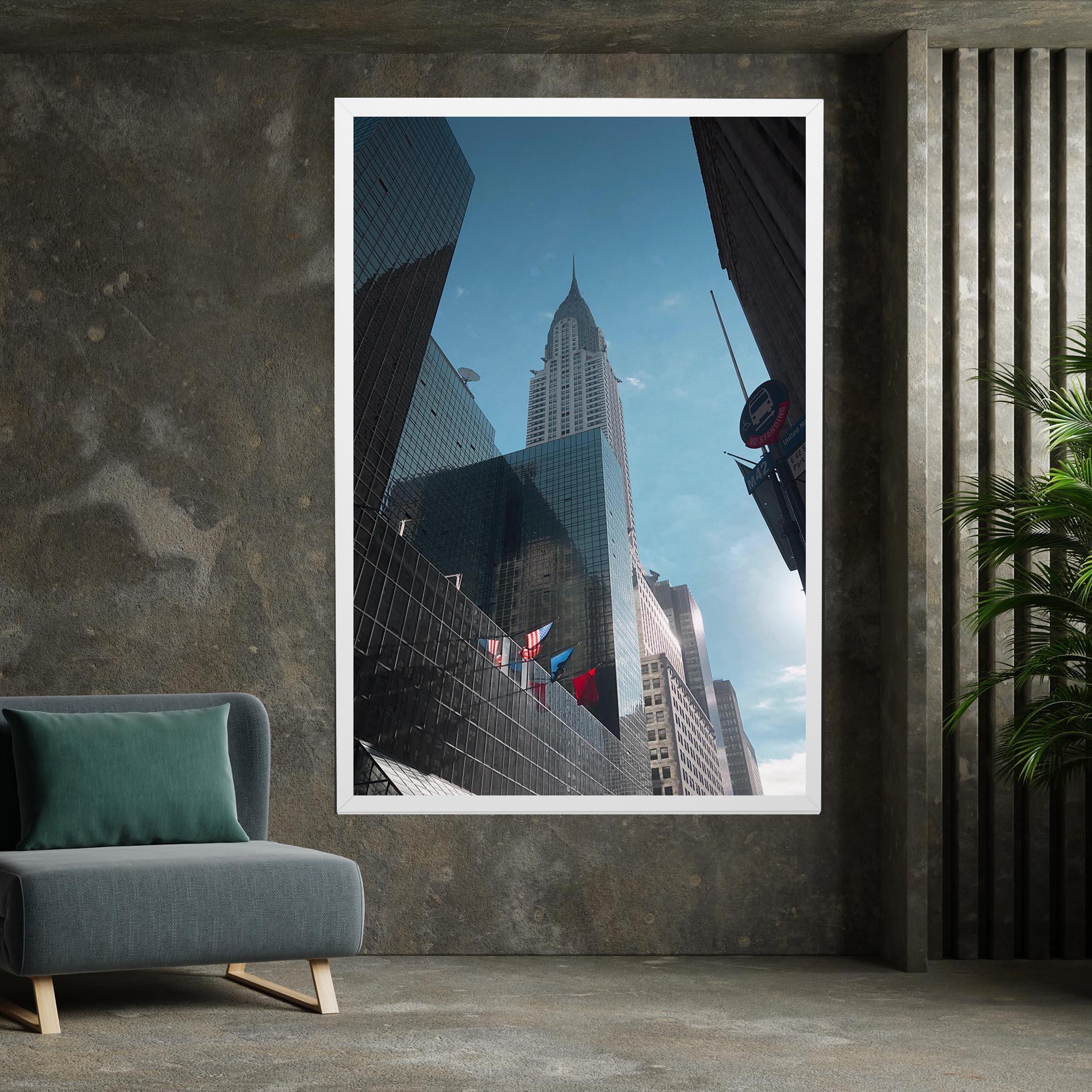 Vászonkép Big Glass Tower mockup 7
