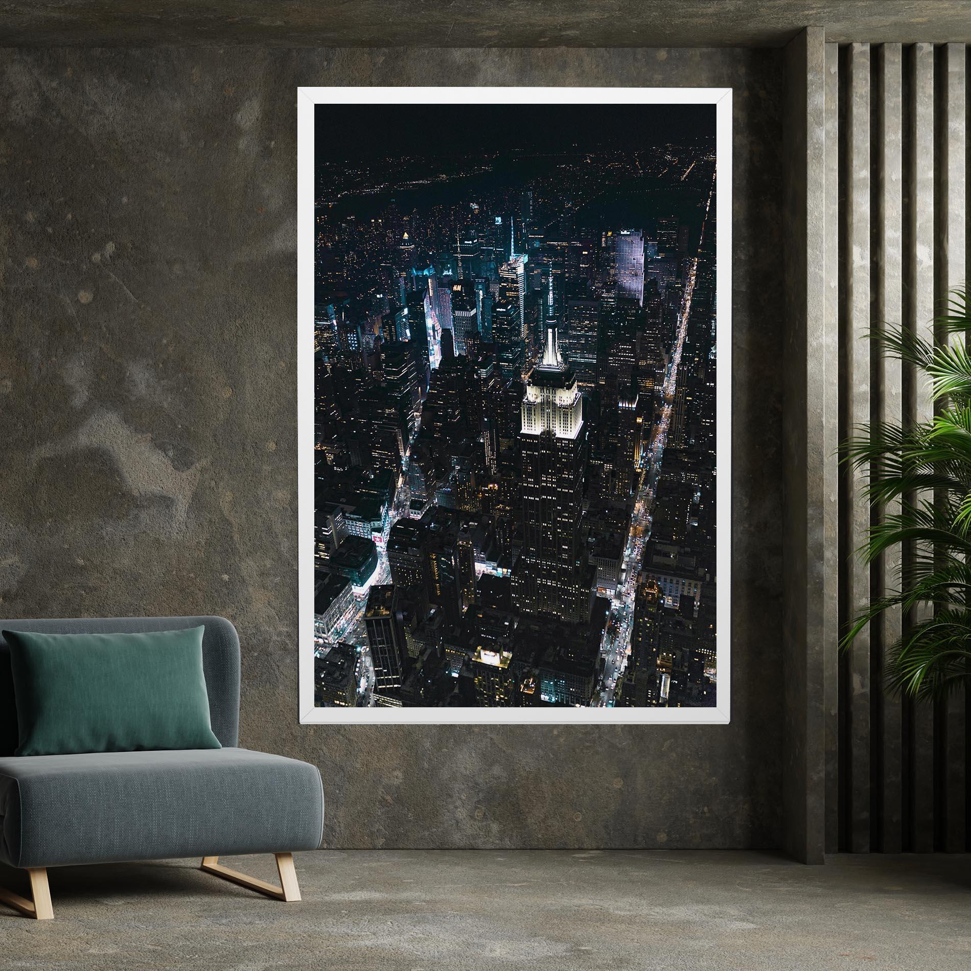 Vászonkép Night Landscape mockup 7