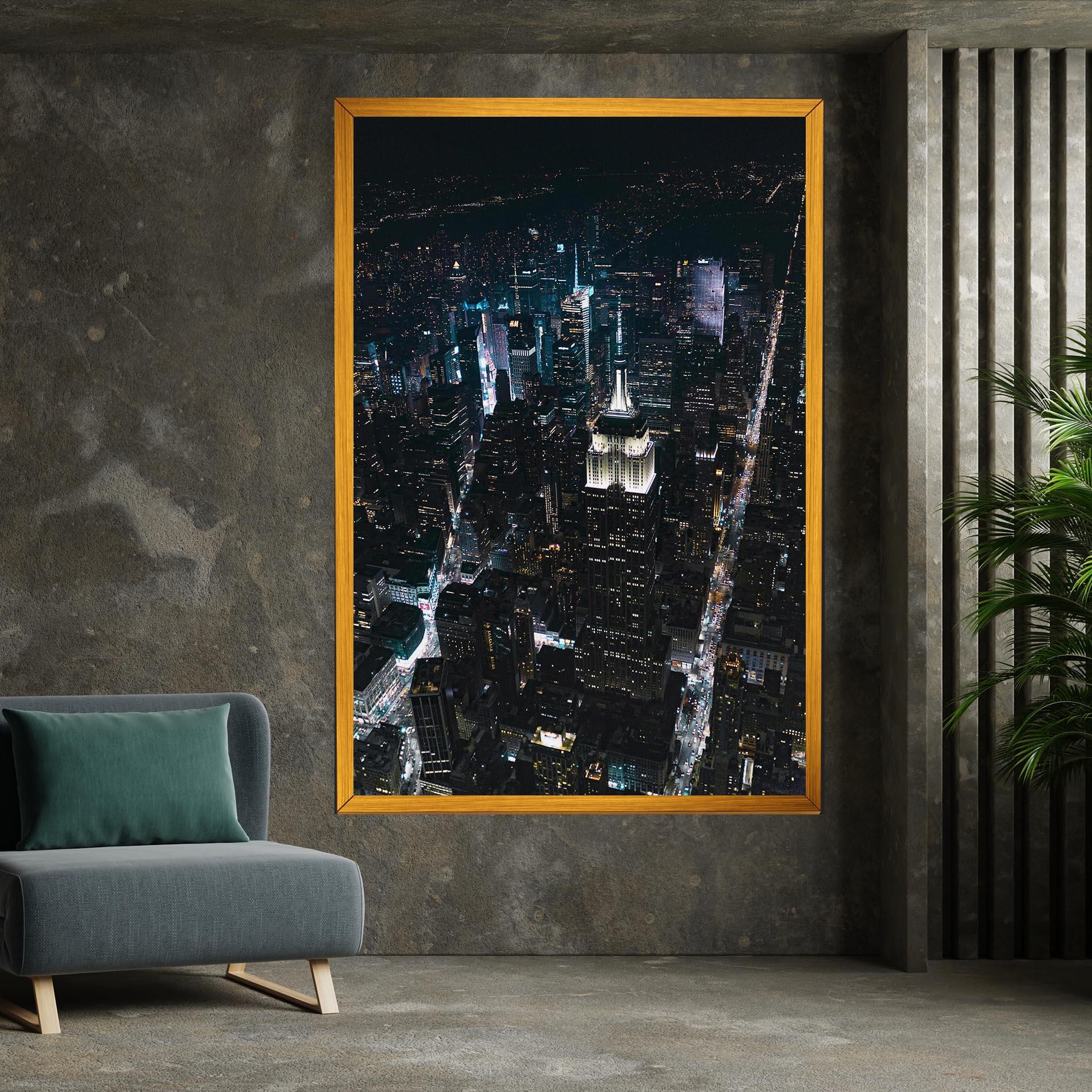 Vászonkép Night Landscape mockup 7