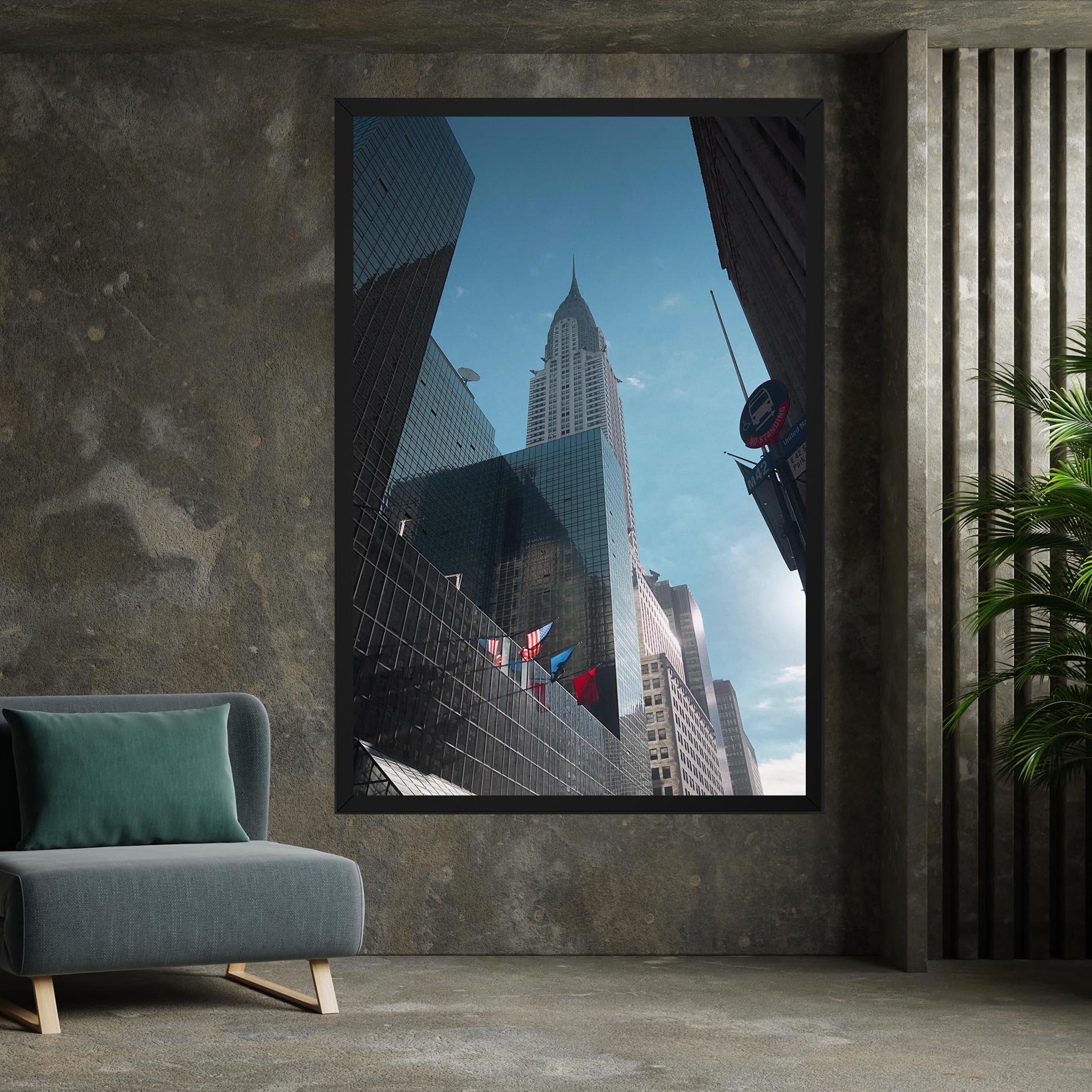 Vászonkép Big Glass Tower mockup 7