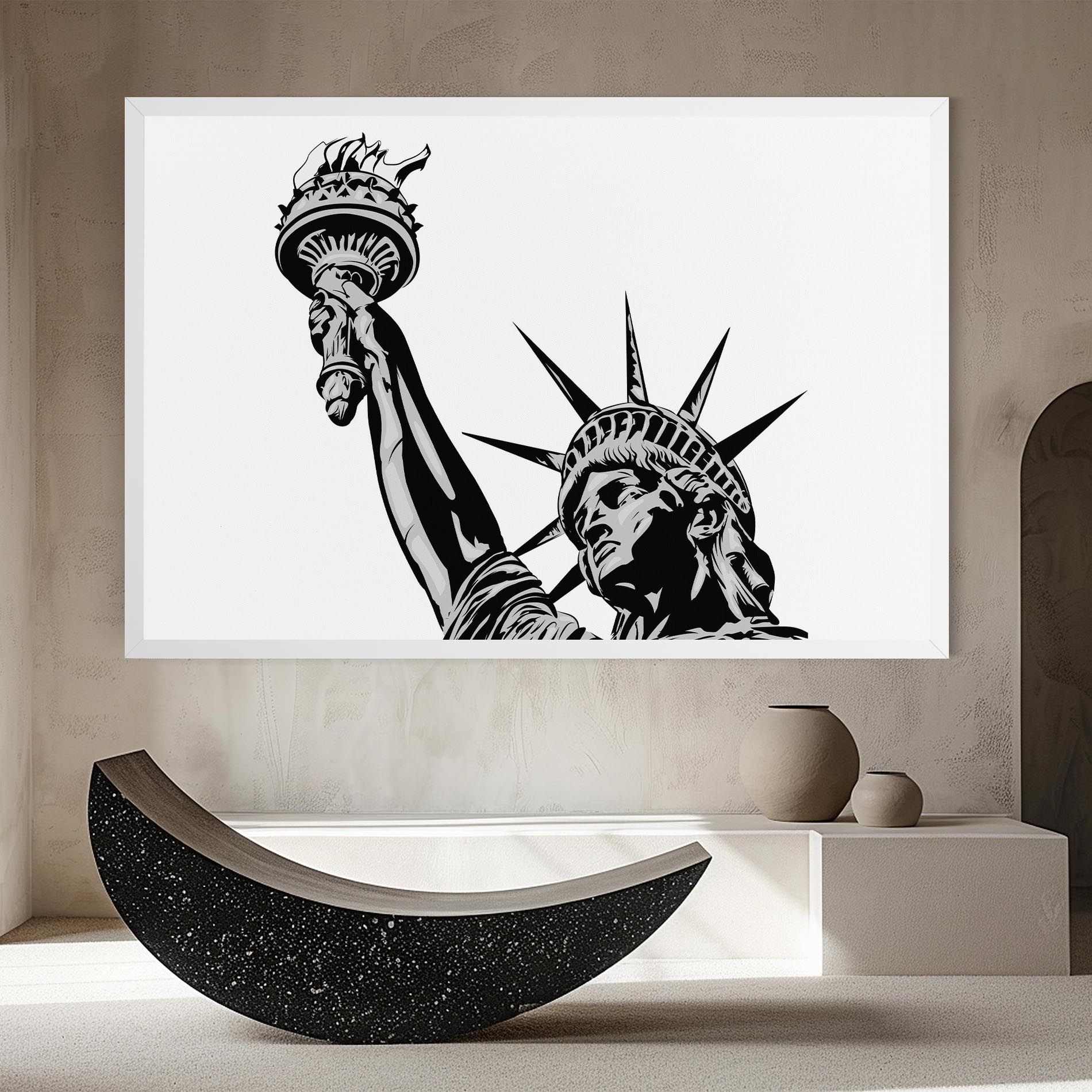 Liberty Statue Head mockup 8