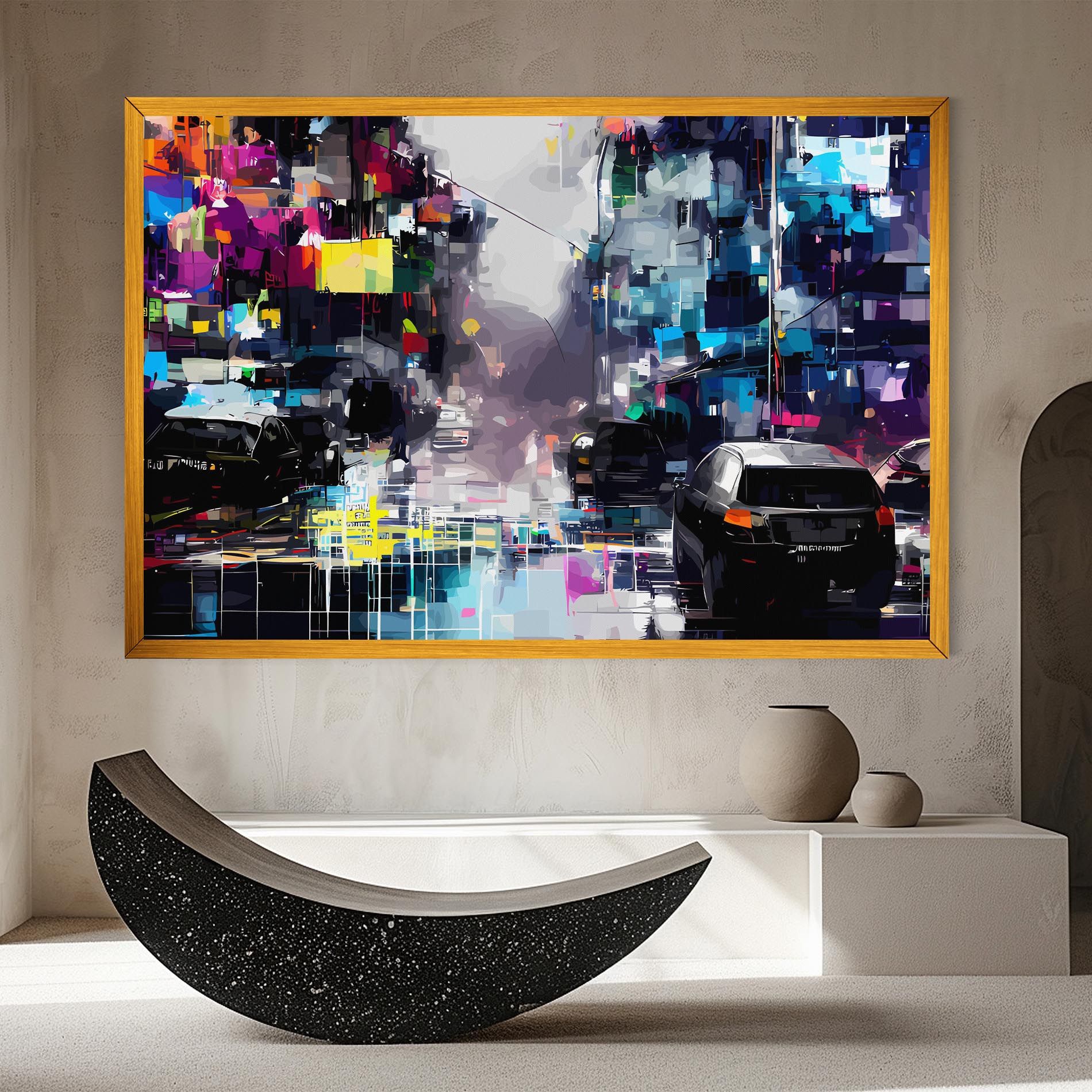 Grunge City Street mockup 8