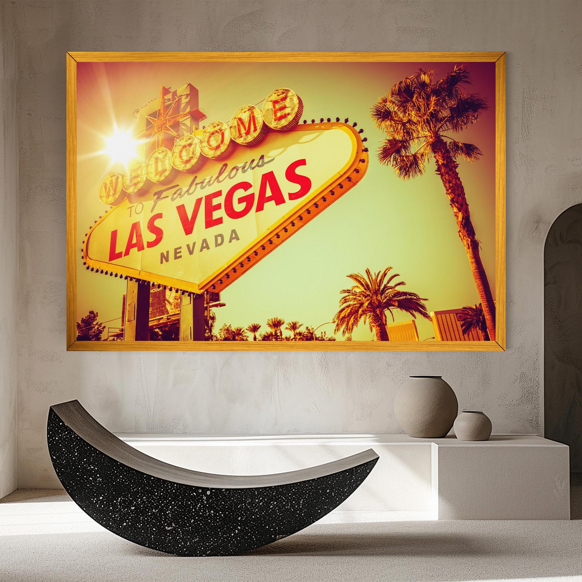 Vászonkép Las Vegas Nevada mockup 8
