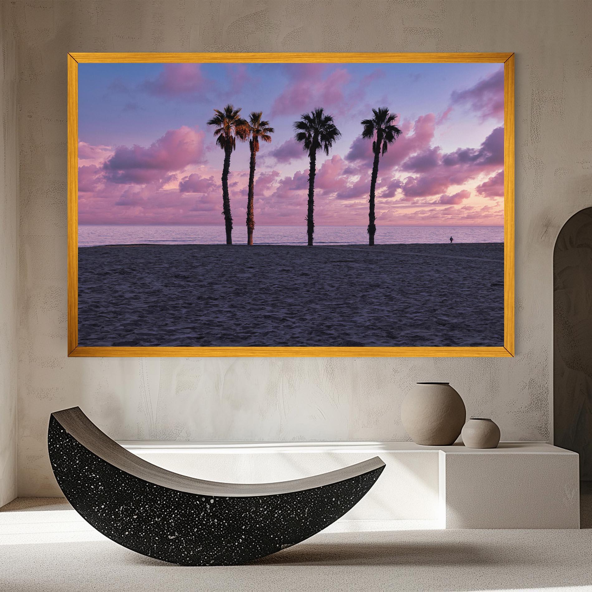 Vászonkép Palm Trees Beach mockup 8