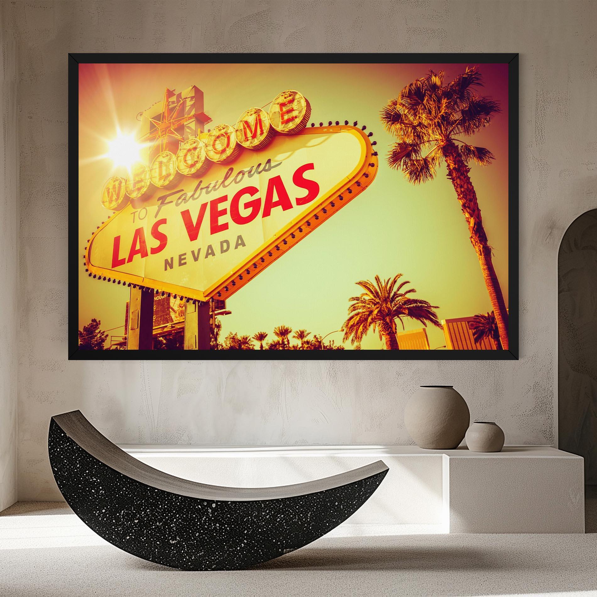 Vászonkép Las Vegas Nevada mockup 8