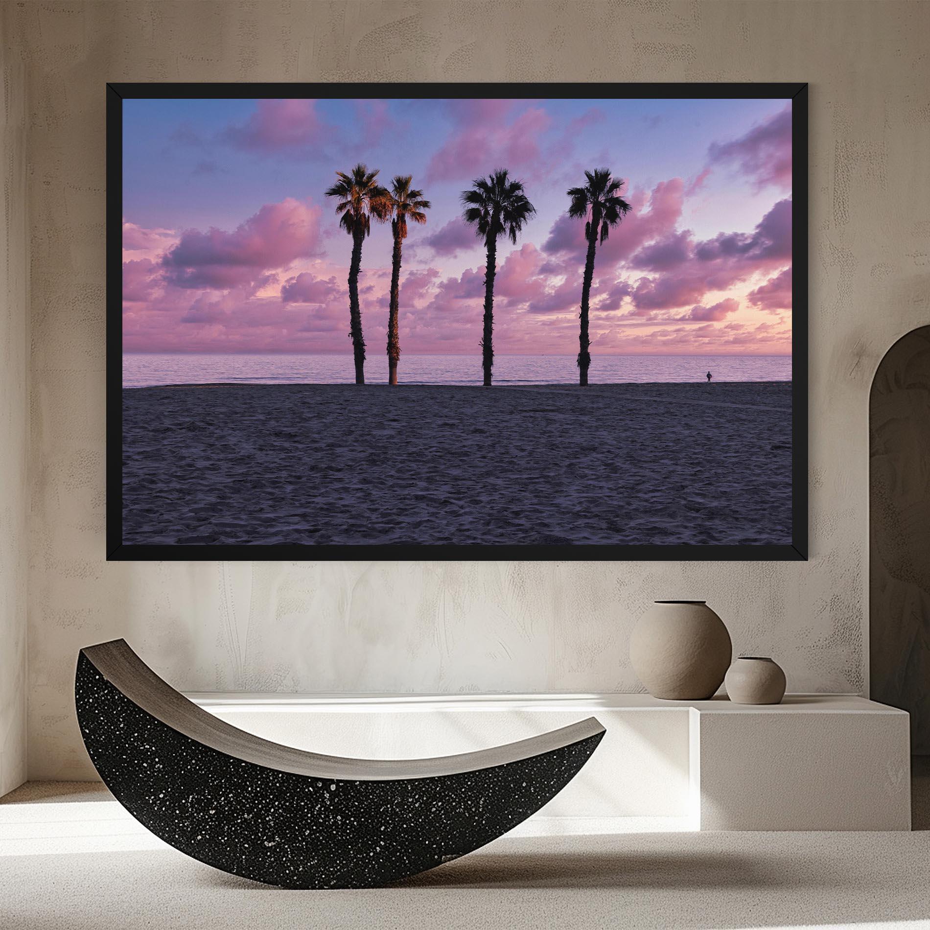 Vászonkép Palm Trees Beach mockup 8