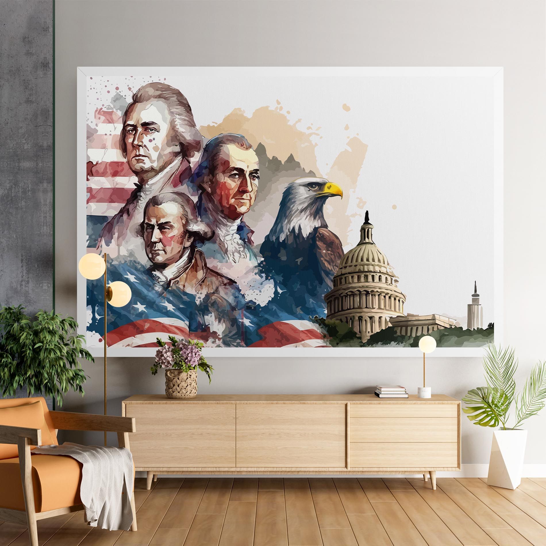 American Flag Art mockup 9