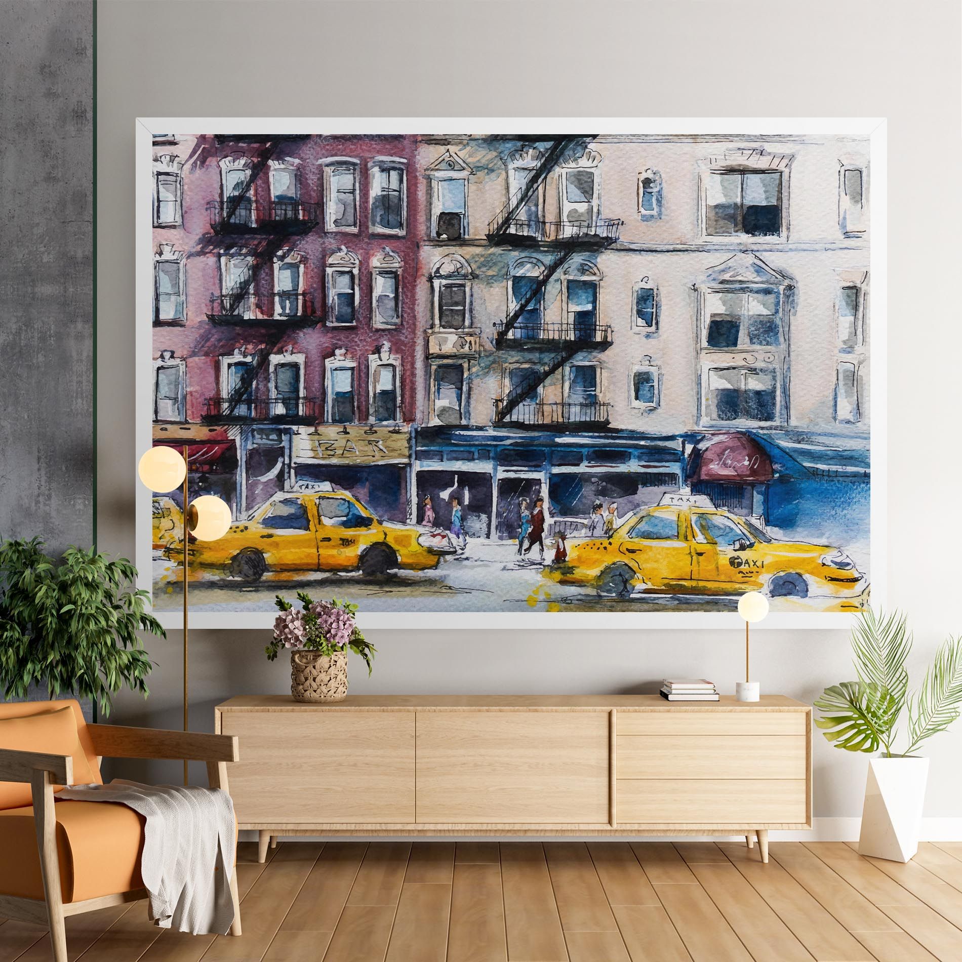 Newyork Taxi mockup 9