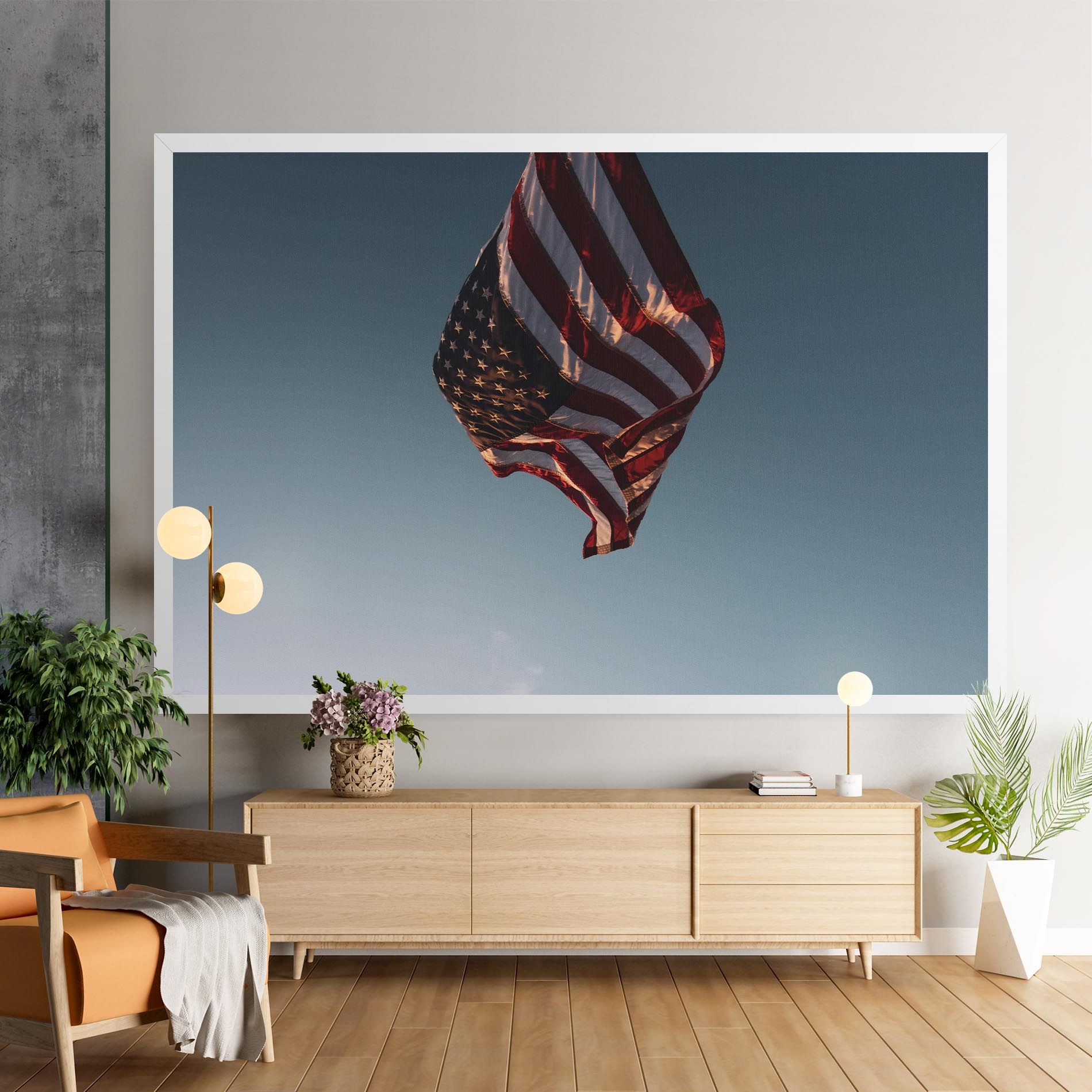 Usa Flag mockup 9