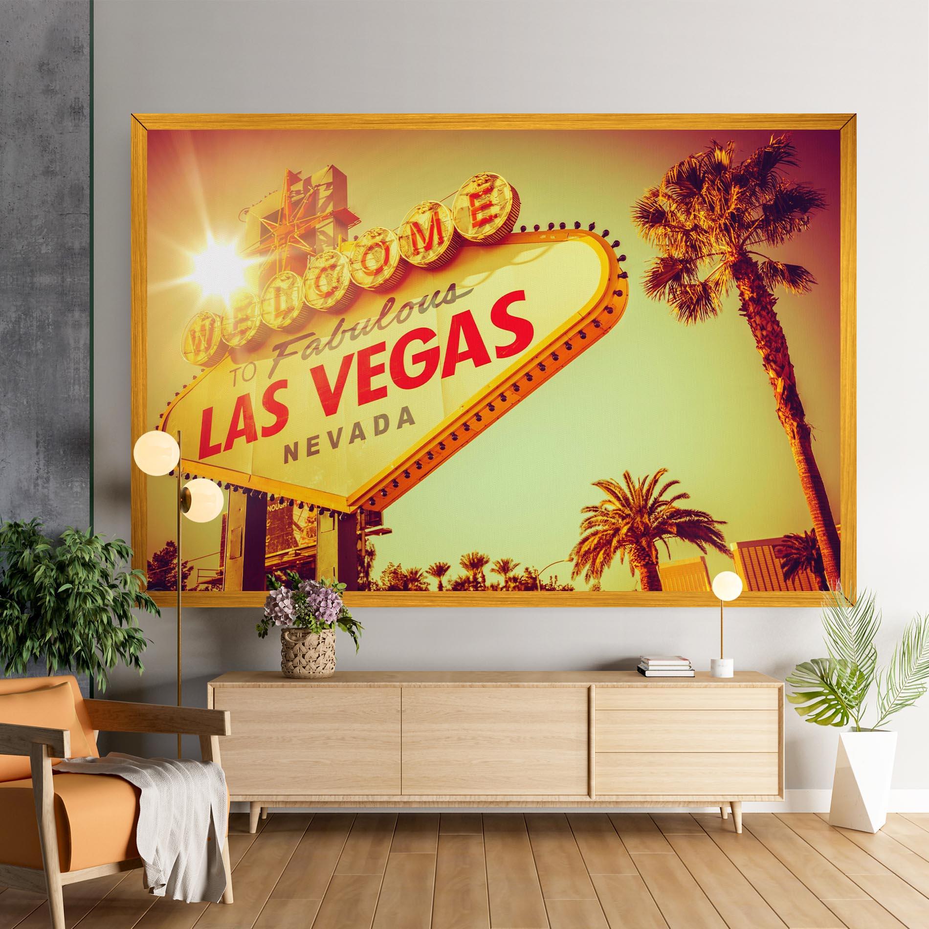 Vászonkép Las Vegas Nevada mockup 9