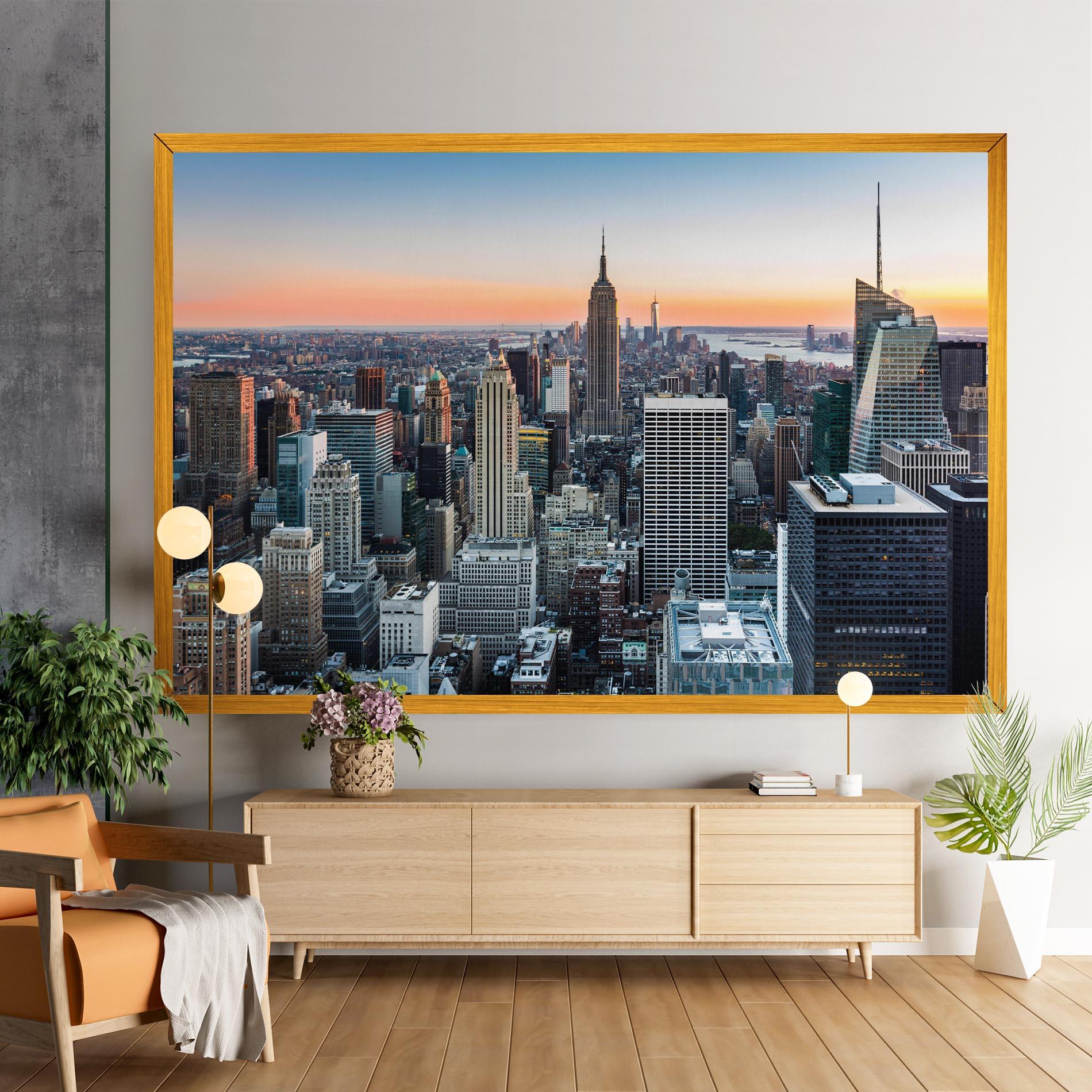 Vászonkép New York Skyline mockup 9
