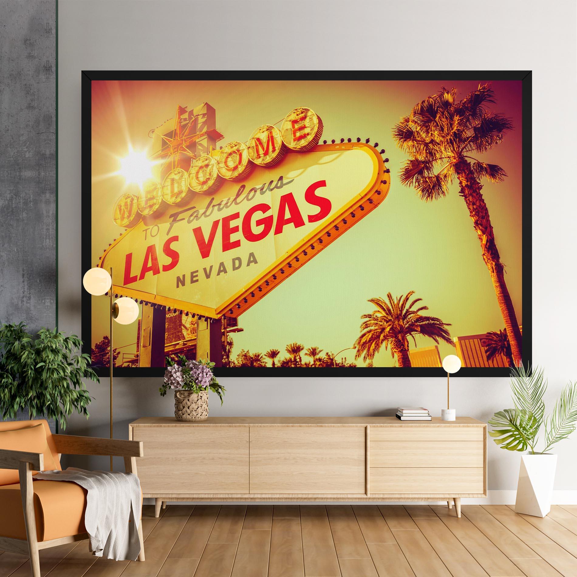 Vászonkép Las Vegas Nevada mockup 9