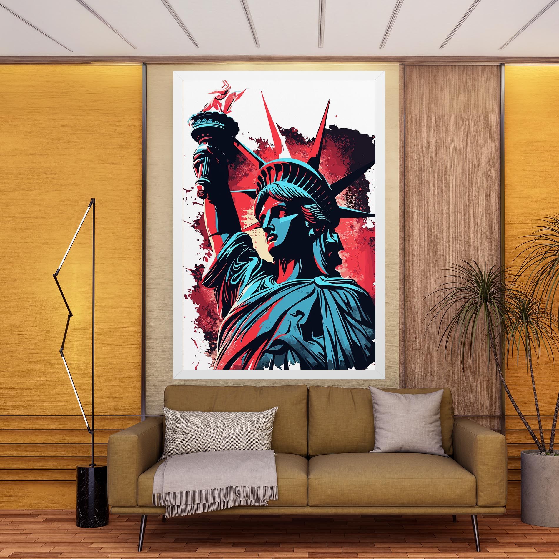 Liberty Statue Art mockup 9