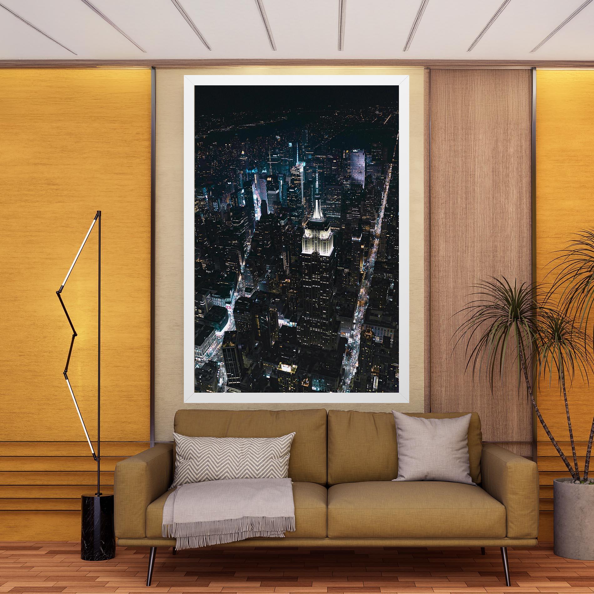 Vászonkép Night Landscape mockup 9
