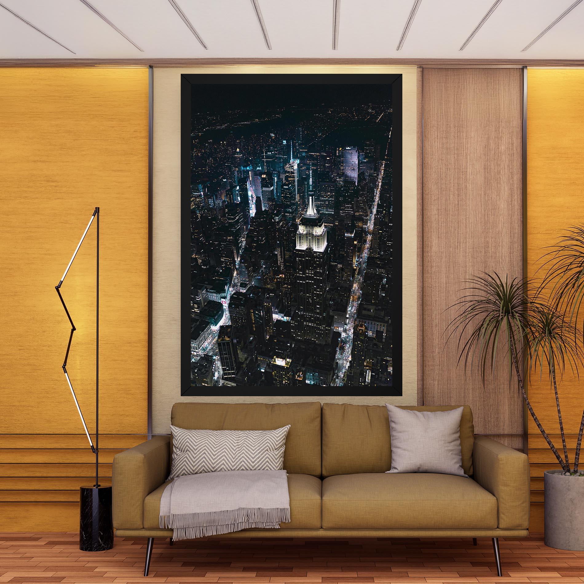 Vászonkép Night Landscape mockup 9