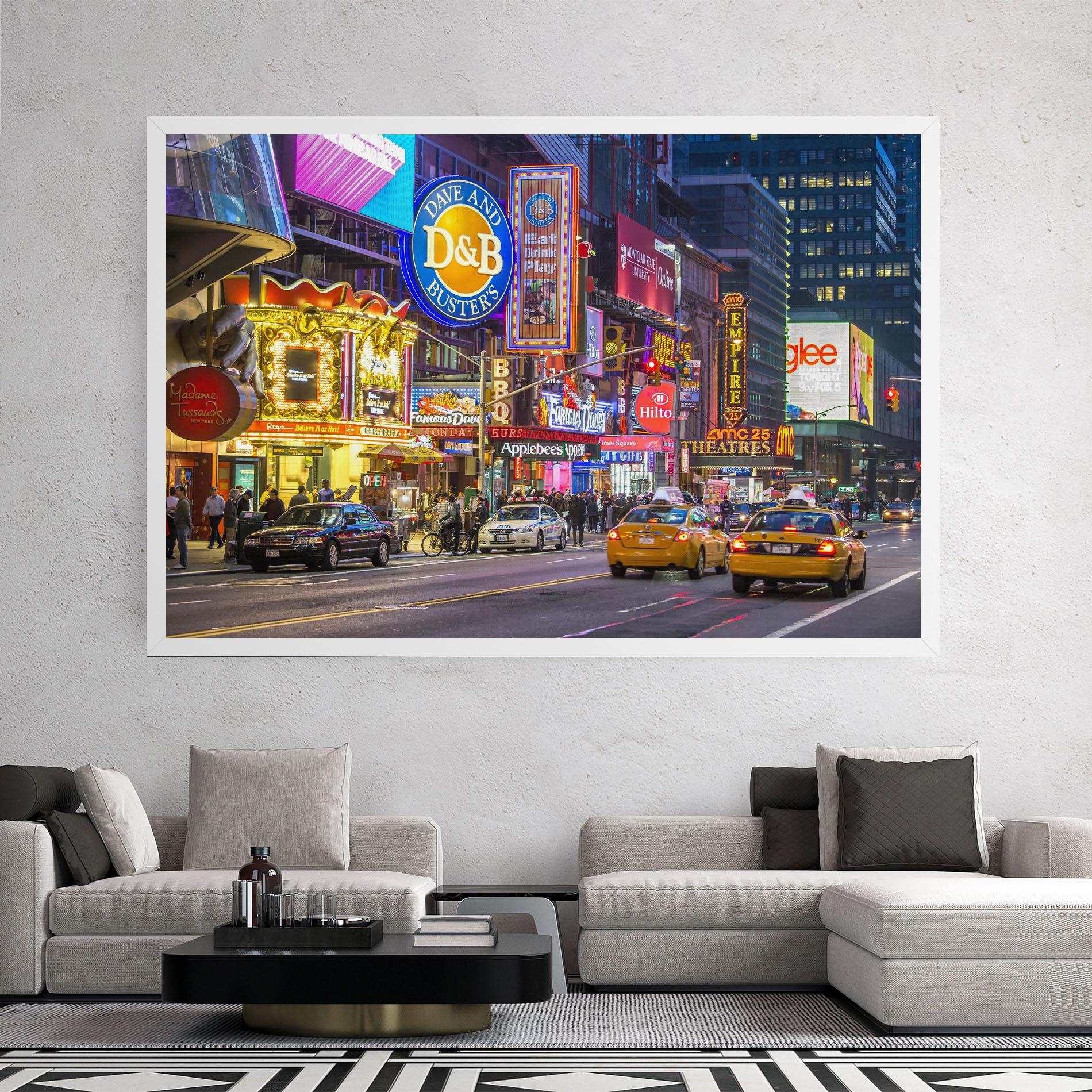 Vászonkép New York Lights mockup 2