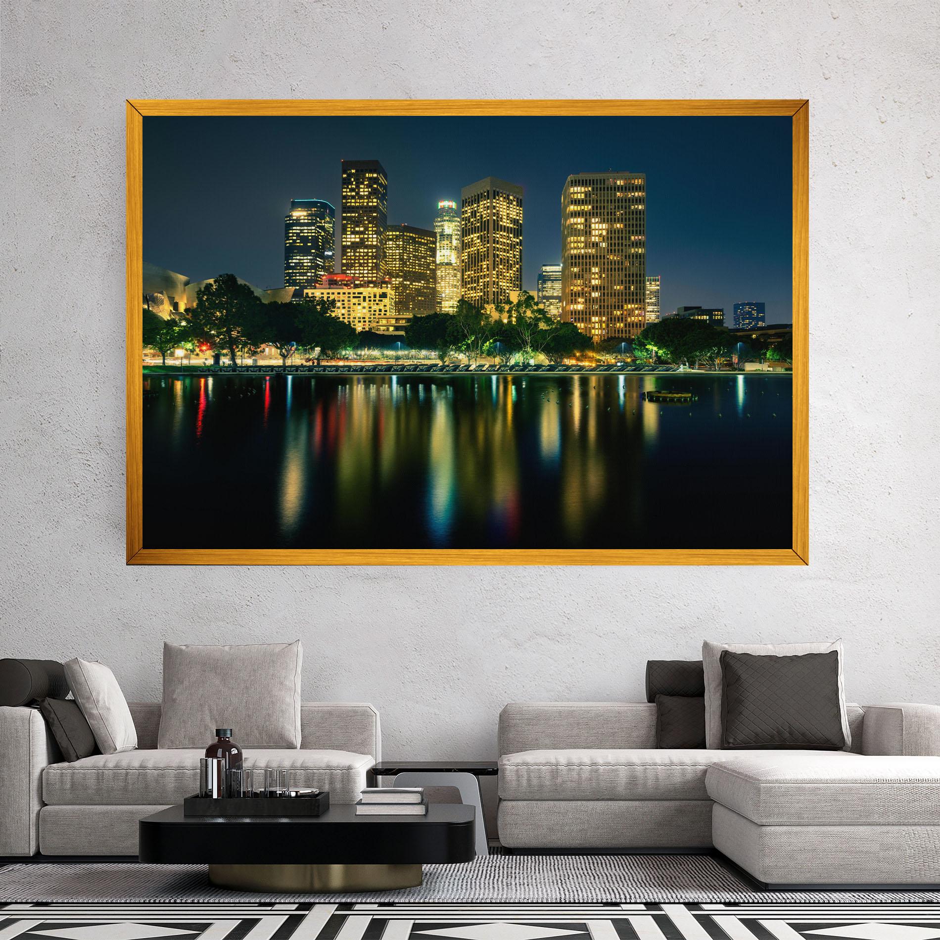 Vászonkép Los Angeles Night mockup 2