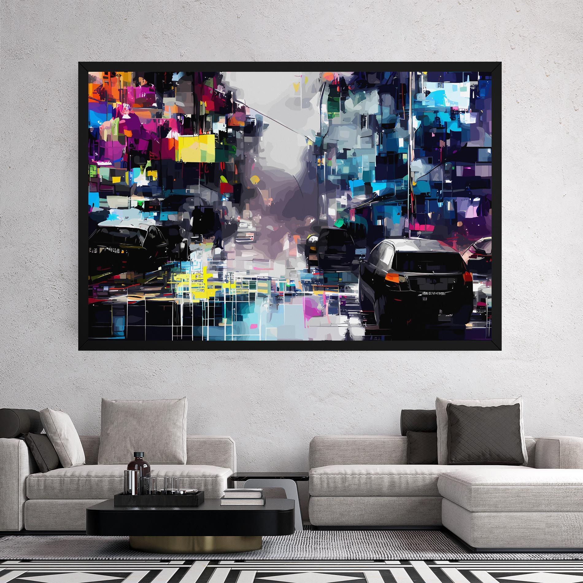 Grunge City Street mockup 2